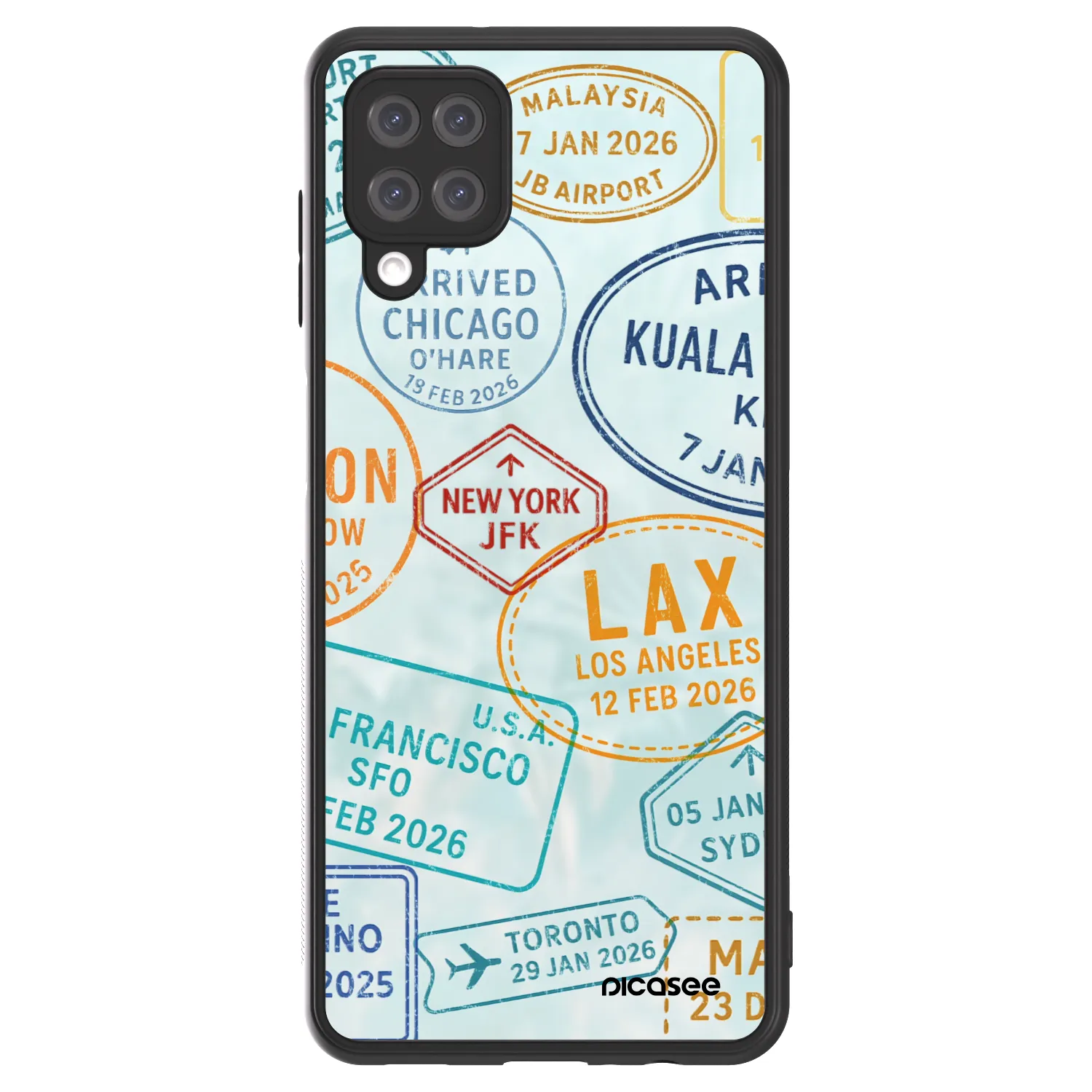 Picasee ULTIMATE CASE Samsung Galaxy A12 A125F - készülékre - PASSPORT EDITION
