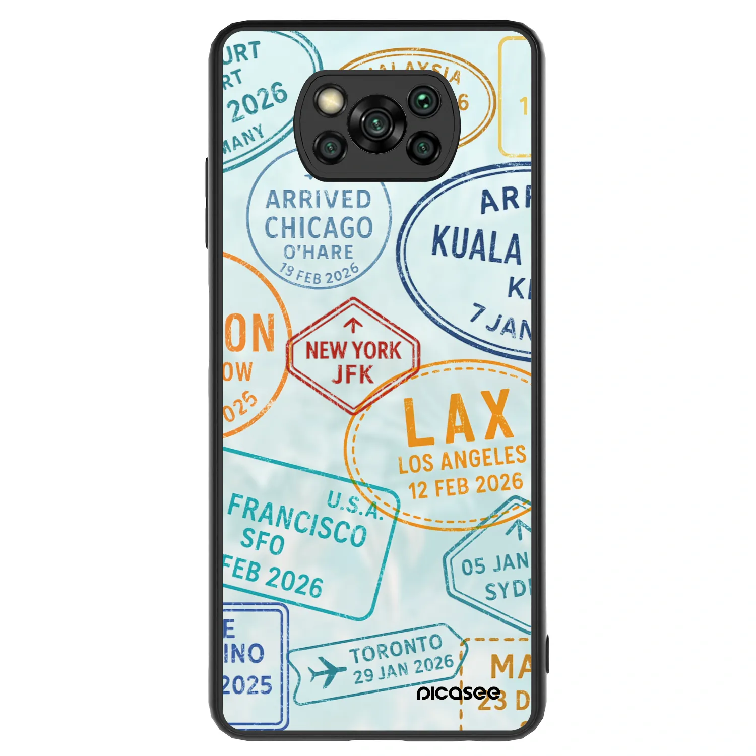 Picasee ULTIMATE CASE Xiaomi Poco X3 - készülékre - PASSPORT EDITION