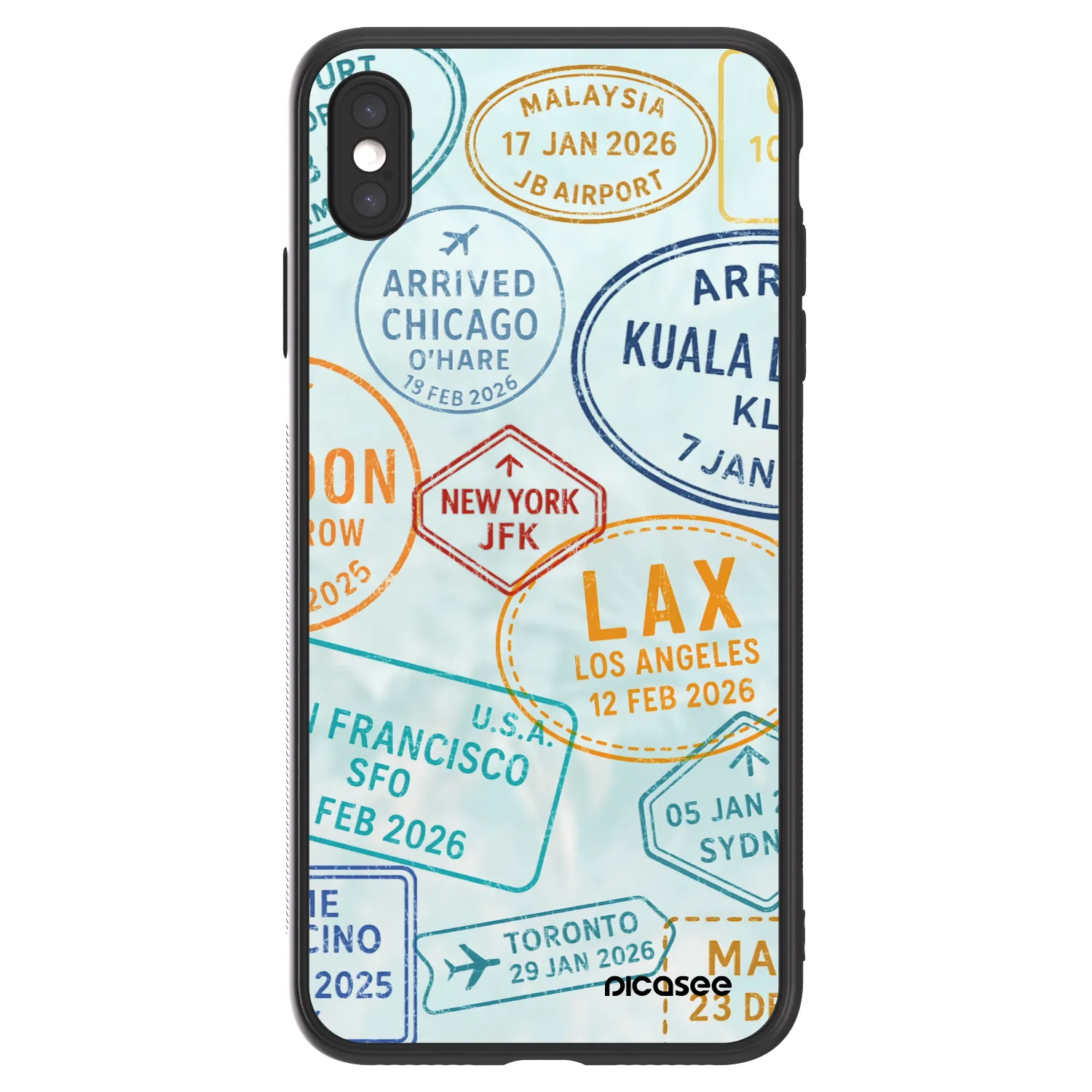 Picasee ULTIMATE CASE Apple iPhone XS Max - készülékre - PASSPORT EDITION