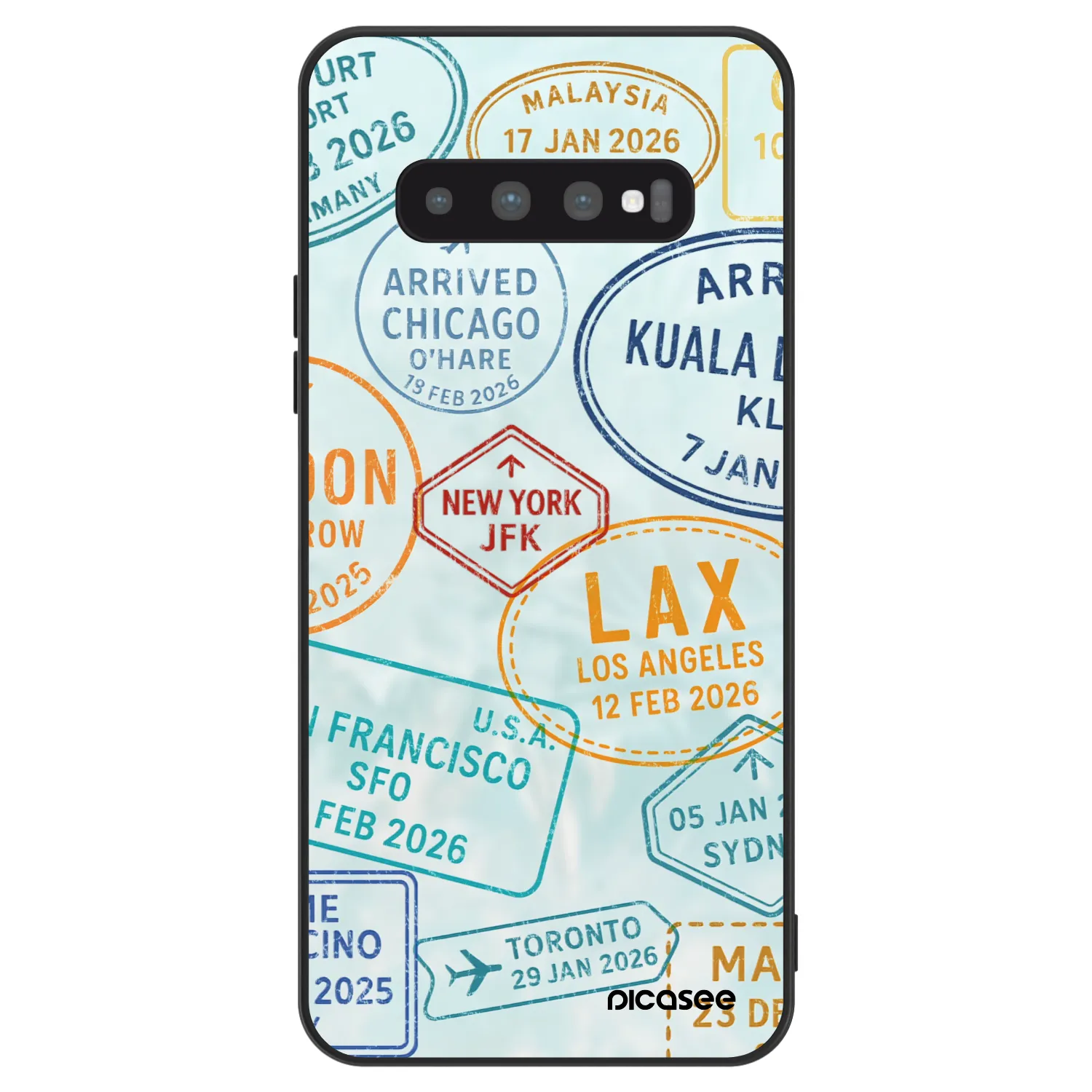 Picasee ULTIMATE CASE Samsung Galaxy S10 G973 - készülékre - PASSPORT EDITION