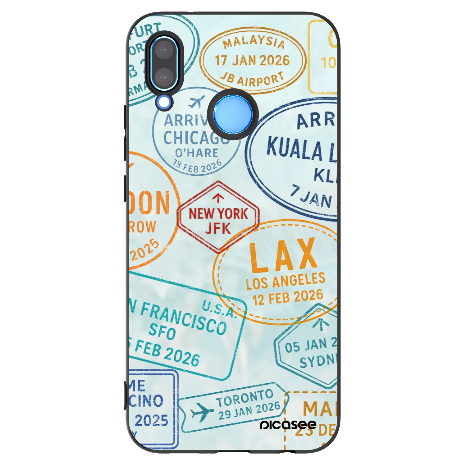 Picasee fekete szilikon tok az alábbi mobiltelefonokra Huawei Mate 40 Pro - PASSPORT EDITION