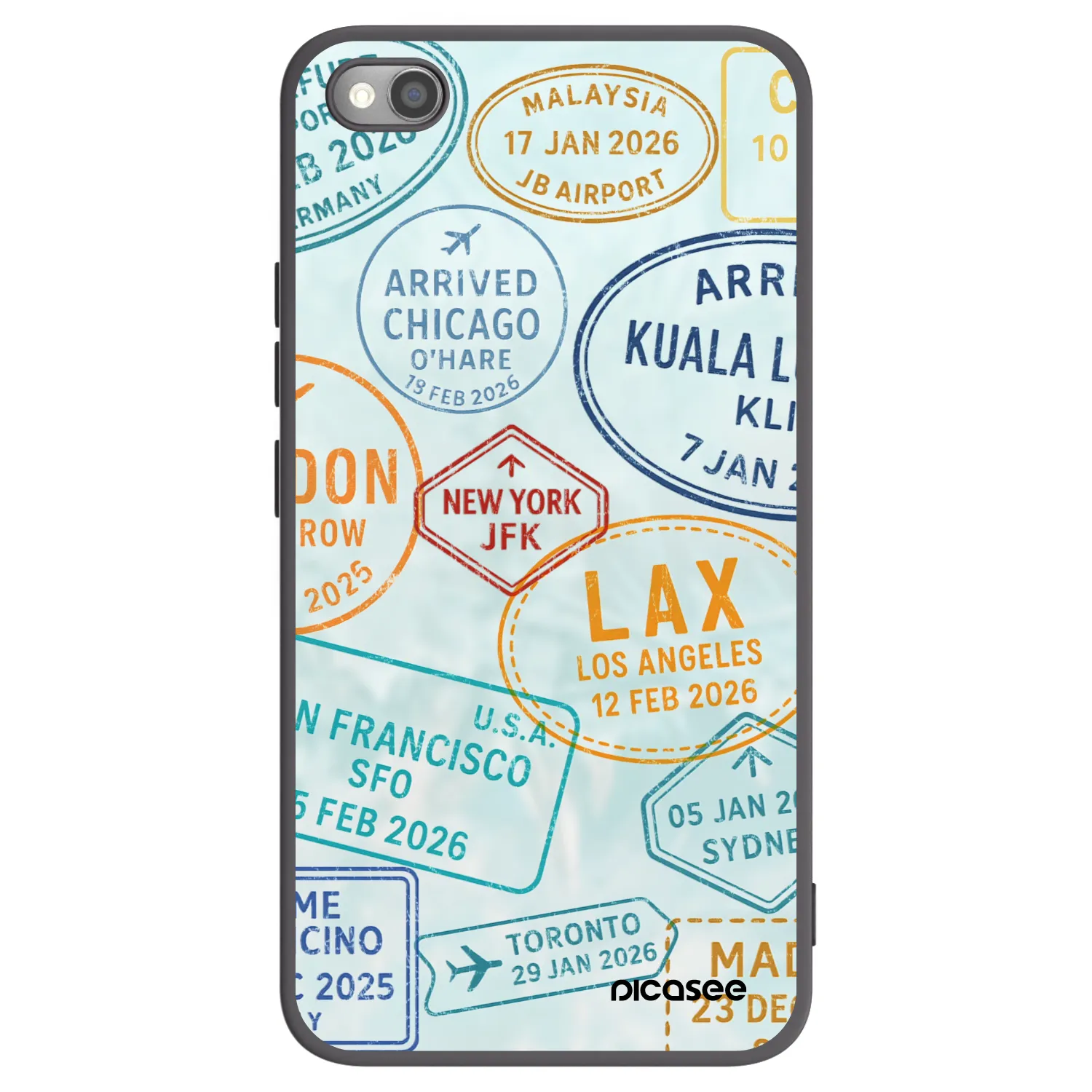 Picasee fekete szilikon tok az alábbi mobiltelefonokra Xiaomi Mi Note 10 (Pro) - PASSPORT EDITION