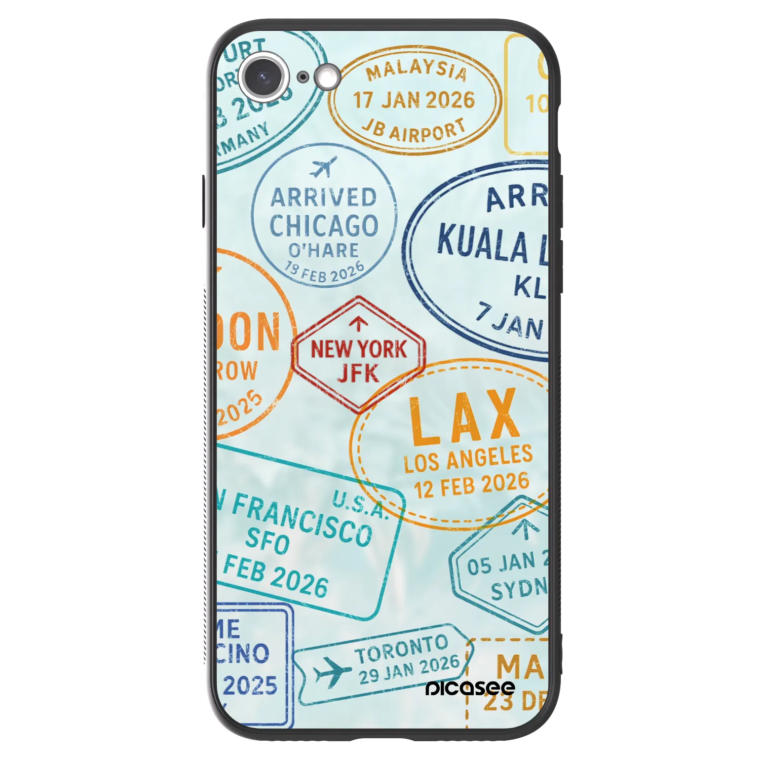 Picasee ULTIMATE CASE Apple iPhone SE 2020 - készülékre - PASSPORT EDITION