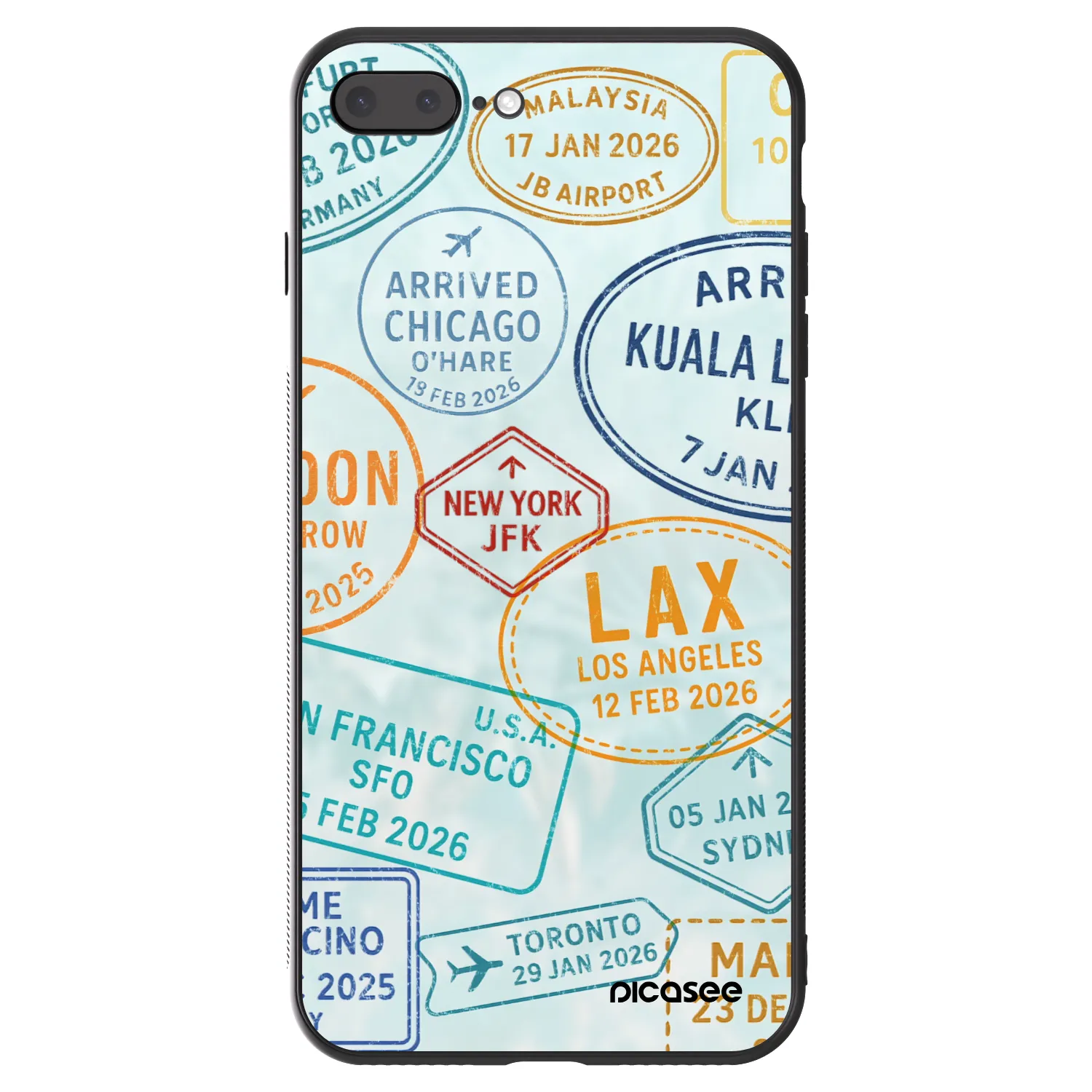 Picasee ULTIMATE CASE Apple iPhone 8 Plus - készülékre - PASSPORT EDITION