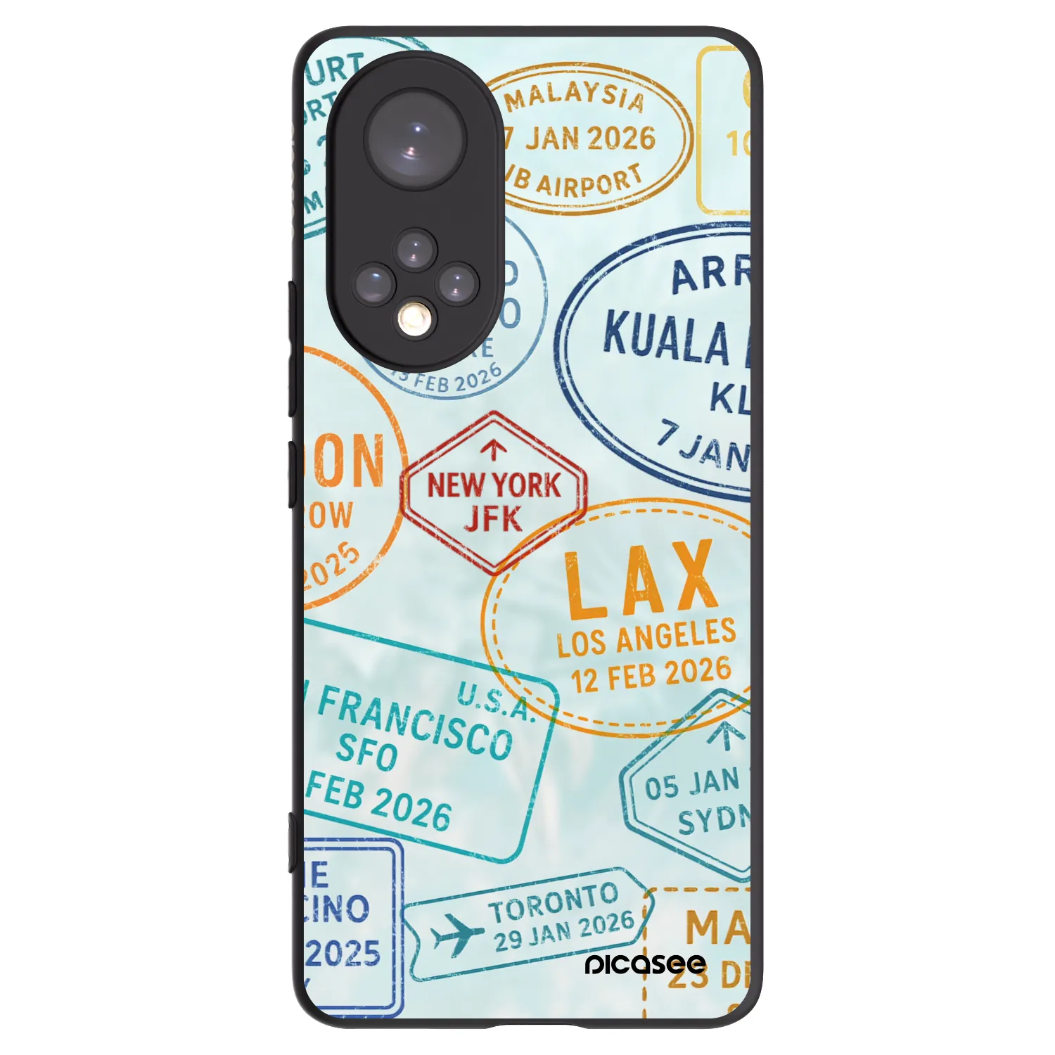 Picasee fekete szilikon tok az alábbi mobiltelefonokra Huawei Nova 9 - PASSPORT EDITION