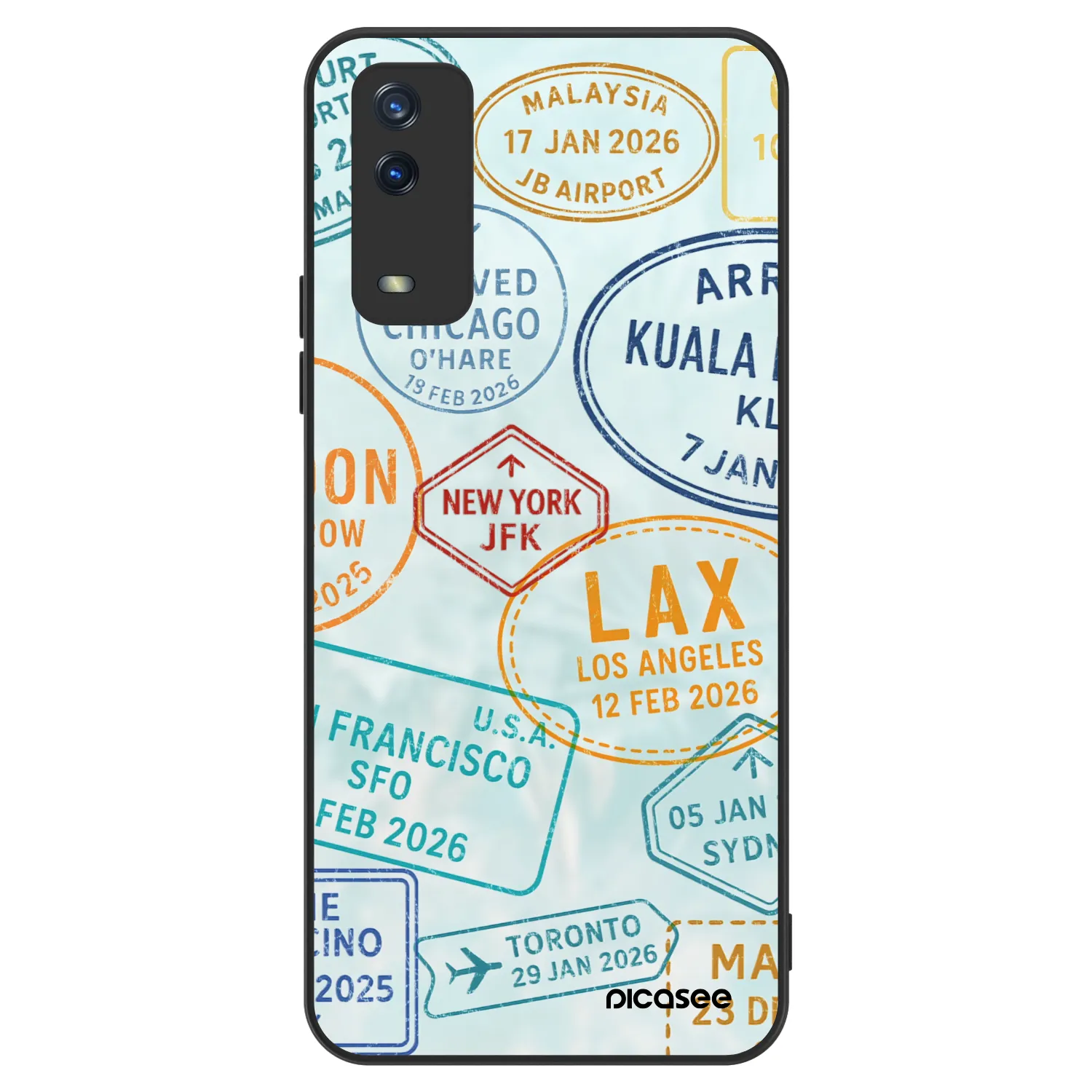 Picasee ULTIMATE CASE Vivo Y11s - készülékre - PASSPORT EDITION