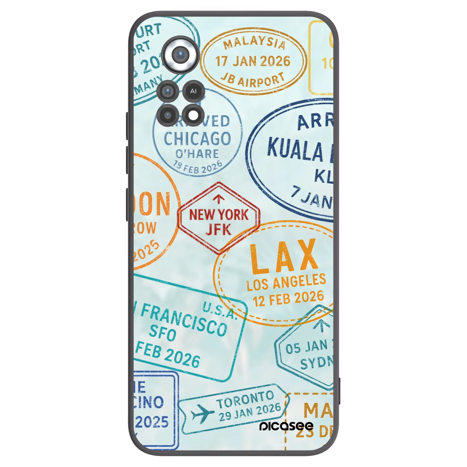 Picasee fekete szilikon tok az alábbi mobiltelefonokra Xiaomi Poco X4 Pro 5G - PASSPORT EDITION