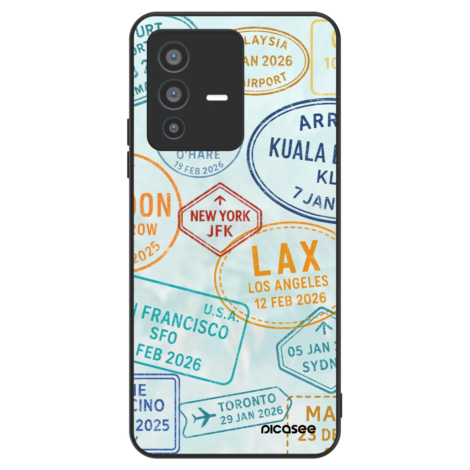 Picasee ULTIMATE CASE Vivo V23 5G - készülékre - PASSPORT EDITION