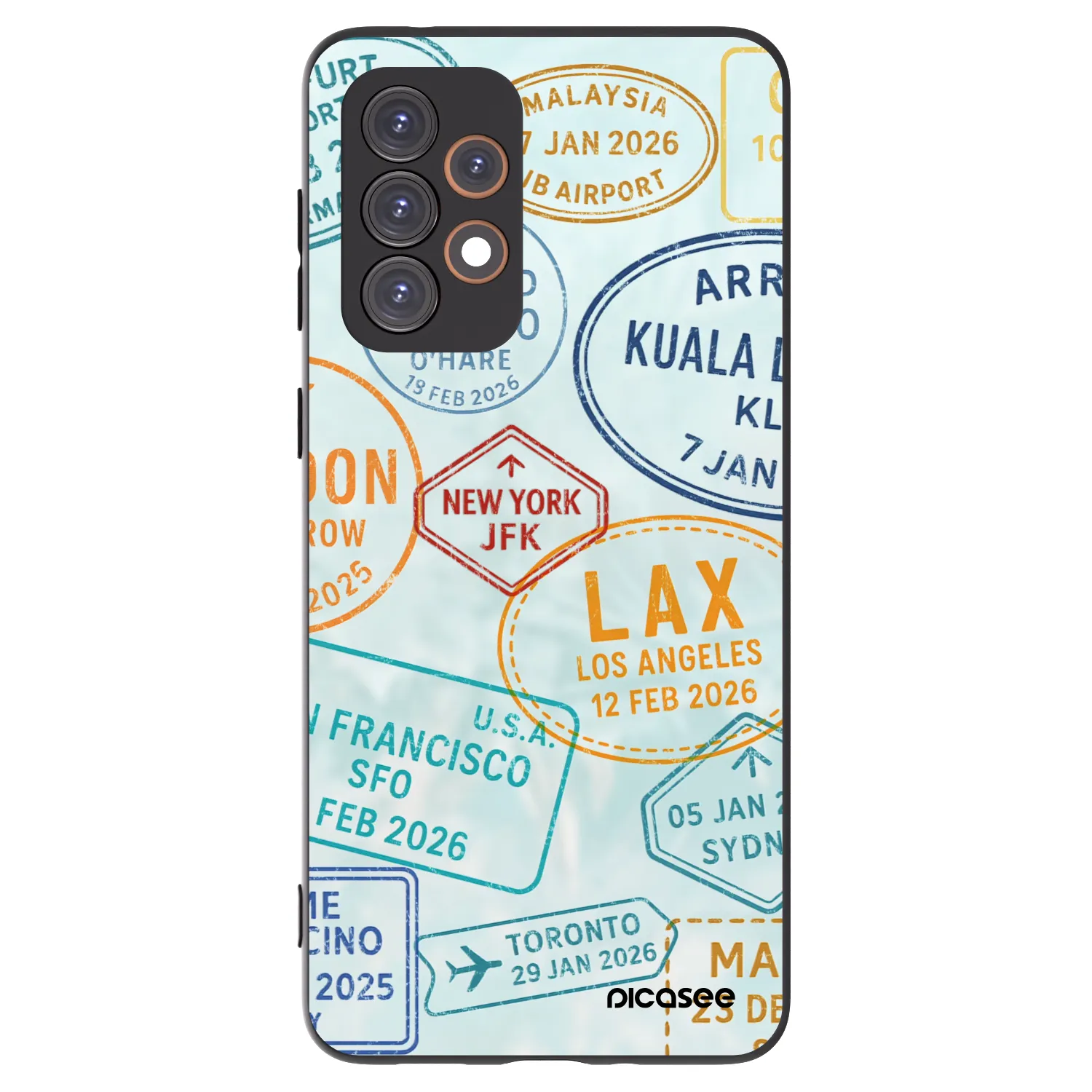 Picasee fekete szilikon tok az alábbi mobiltelefonokra Samsung Galaxy A33 5G A336 - PASSPORT EDITION