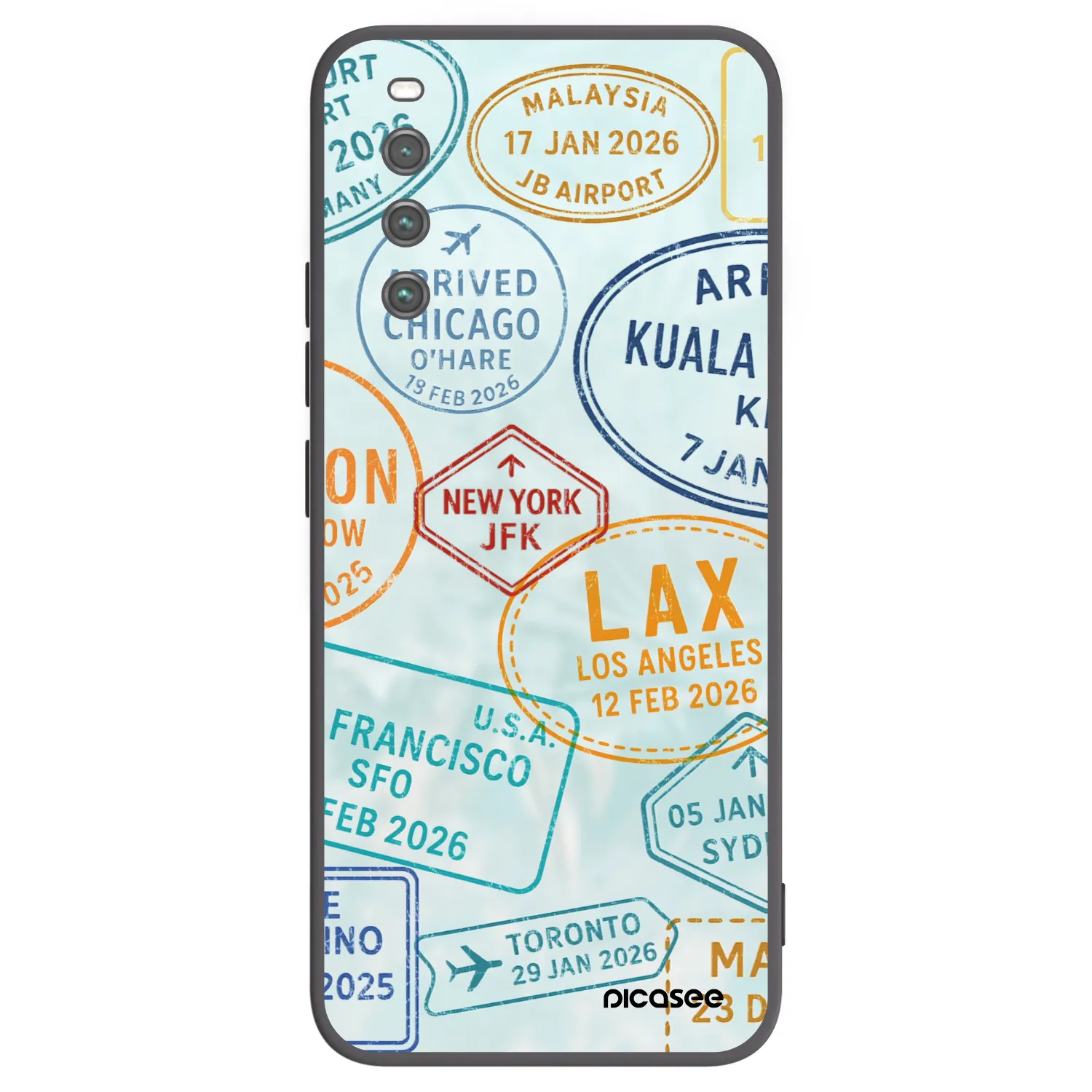 Picasee fekete szilikon tok az alábbi mobiltelefonokra Sony Xperia 10 IV 5G - PASSPORT EDITION