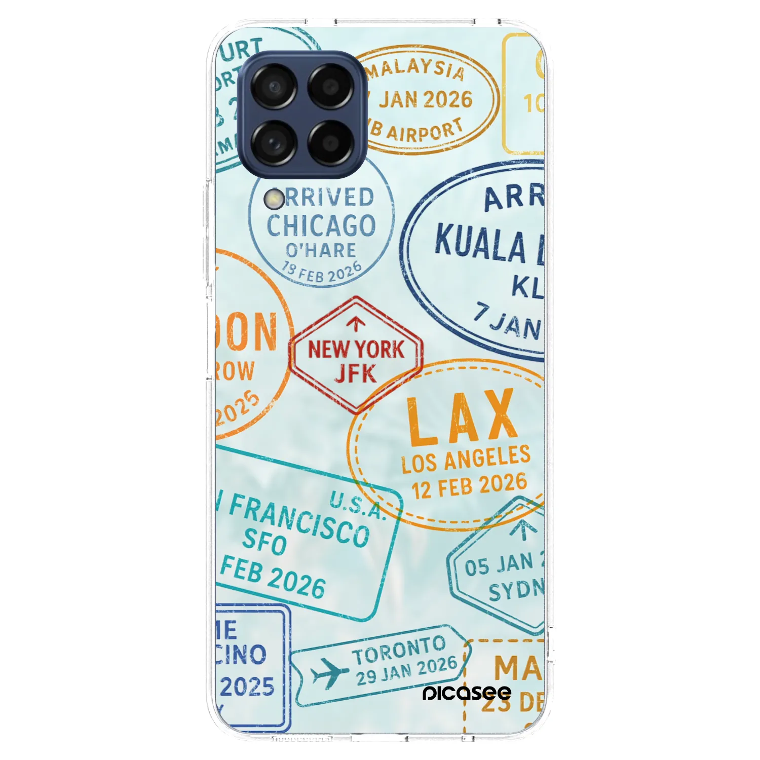 Picasee átlátszó szilikon tok az alábbi mobiltelefonokra Samsung Galaxy M53 5G - PASSPORT EDITION