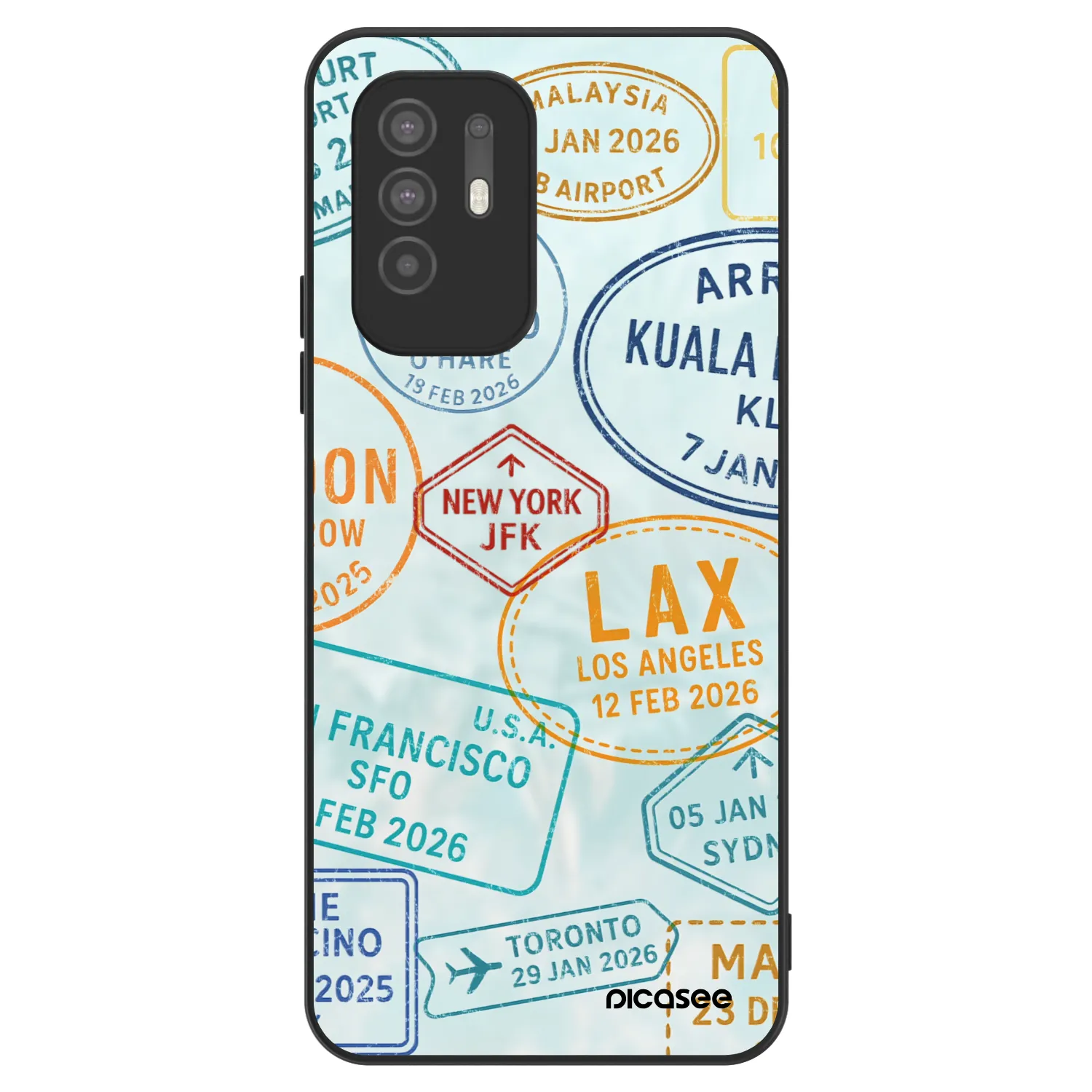 Picasee ULTIMATE CASE OPPO A94 5G - készülékre - PASSPORT EDITION