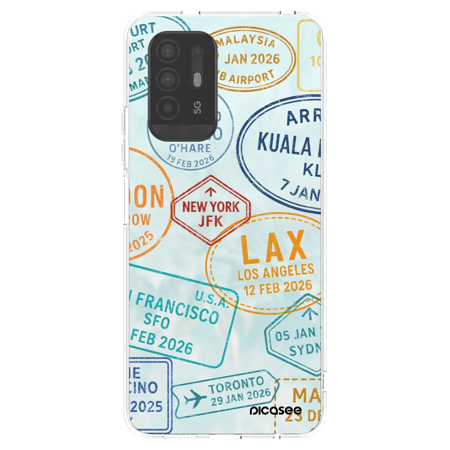 Picasee átlátszó szilikon tok az alábbi mobiltelefonokra OPPO A94 5G - PASSPORT EDITION