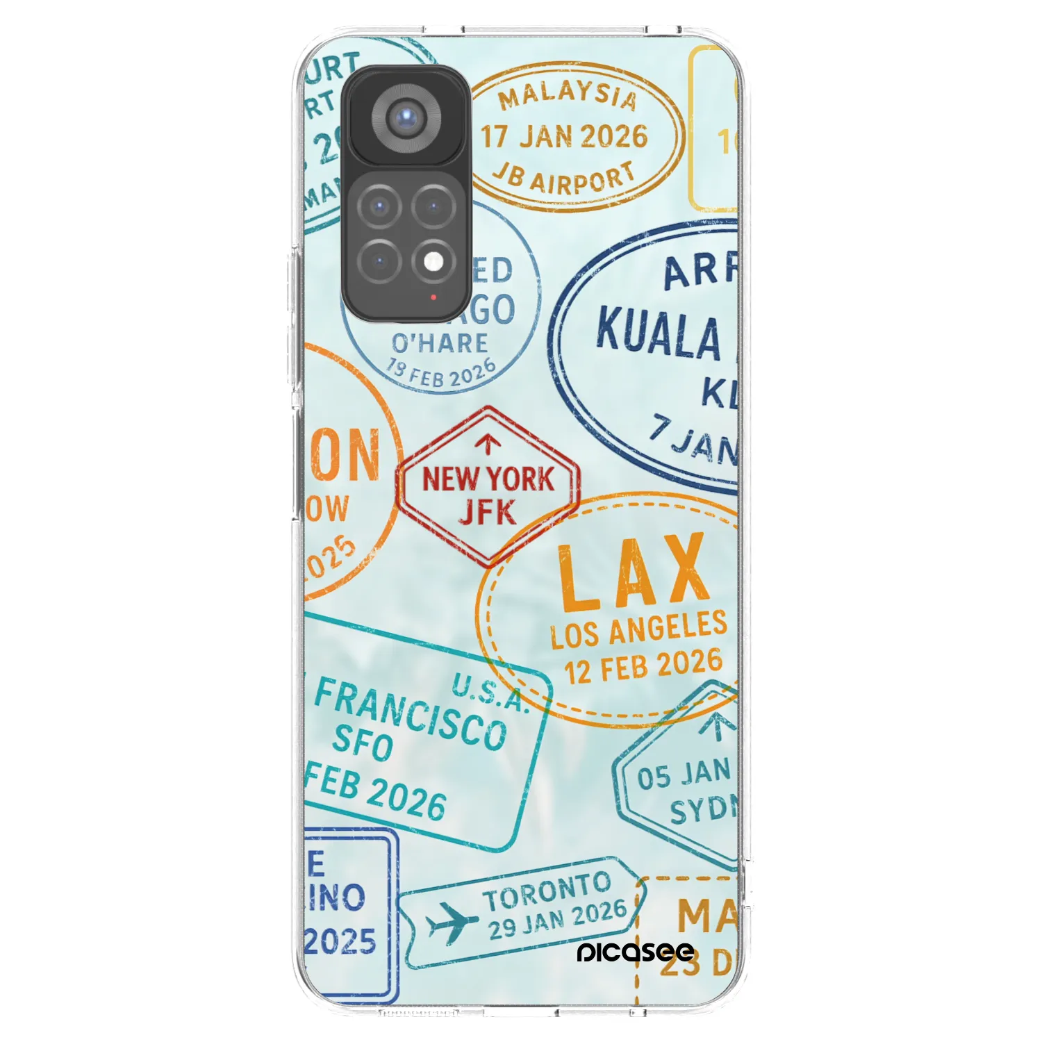 Picasee átlátszó szilikon tok az alábbi mobiltelefonokra Xiaomi Redmi Note 11S 5G - PASSPORT EDITION