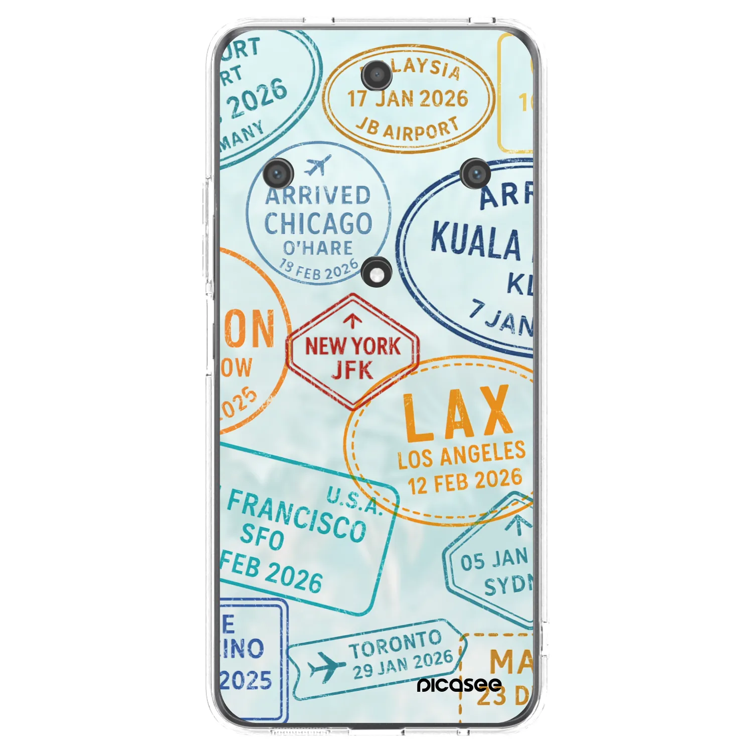 Picasee átlátszó szilikon tok az alábbi mobiltelefonokra Honor Magic5 Lite 5G - PASSPORT EDITION