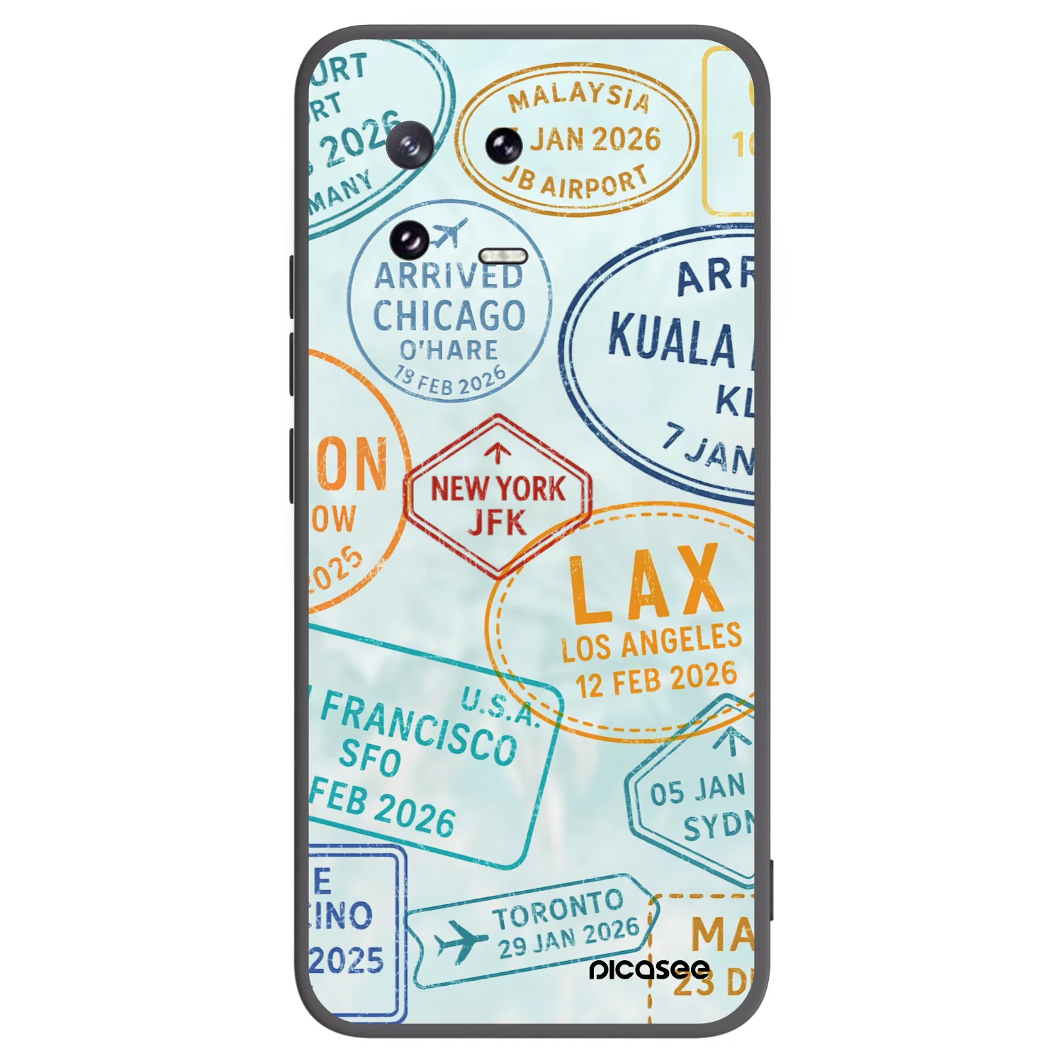 Picasee fekete szilikon tok az alábbi mobiltelefonokra Xiaomi 13 Pro - PASSPORT EDITION