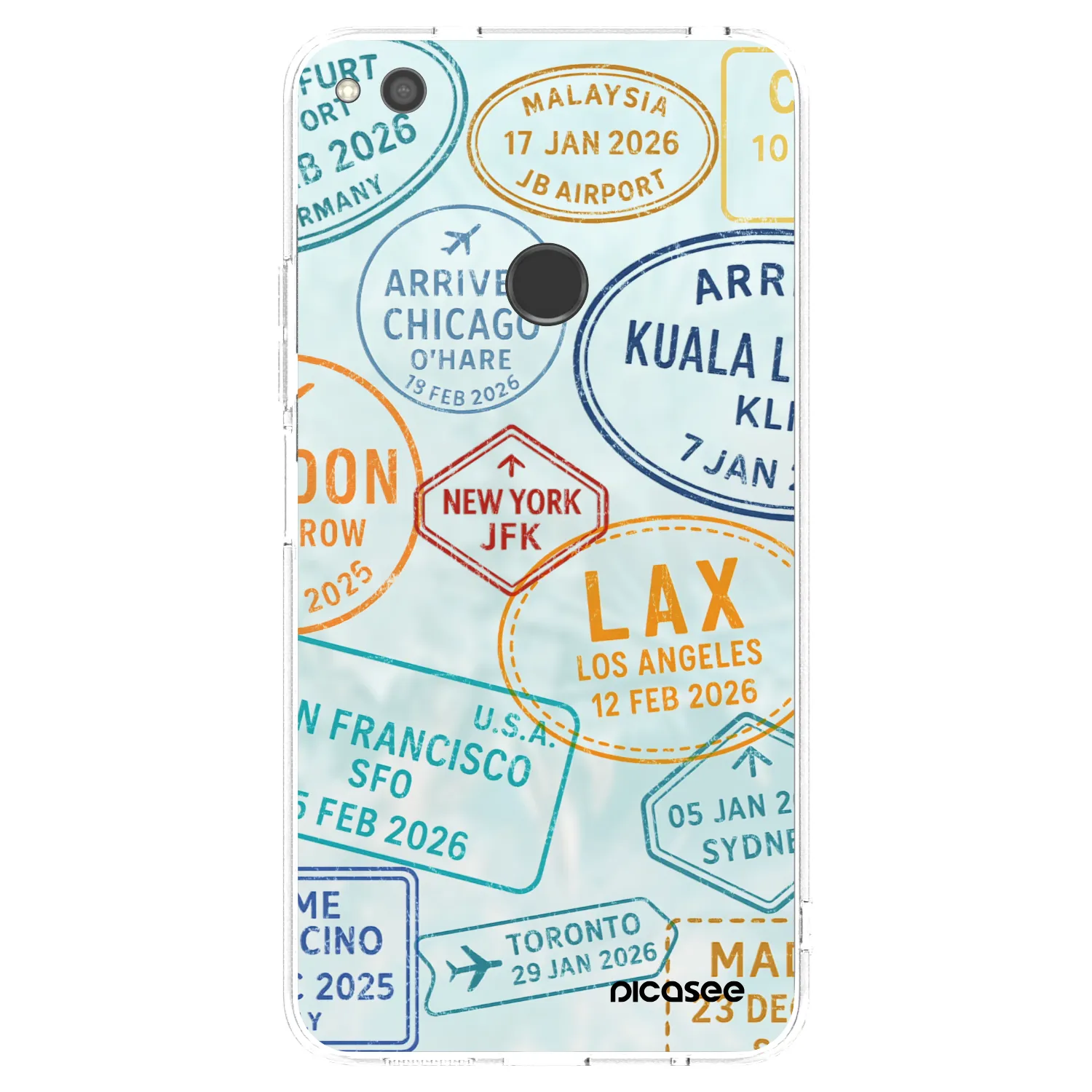 Picasee átlátszó szilikon tok az alábbi mobiltelefonokra Huawei P9 Lite 2017 - PASSPORT EDITION