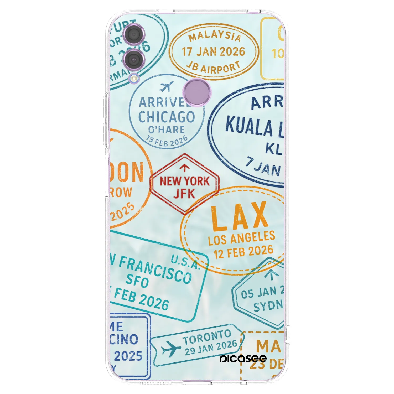 Picasee átlátszó szilikon tok az alábbi mobiltelefonokra Honor 8X - PASSPORT EDITION