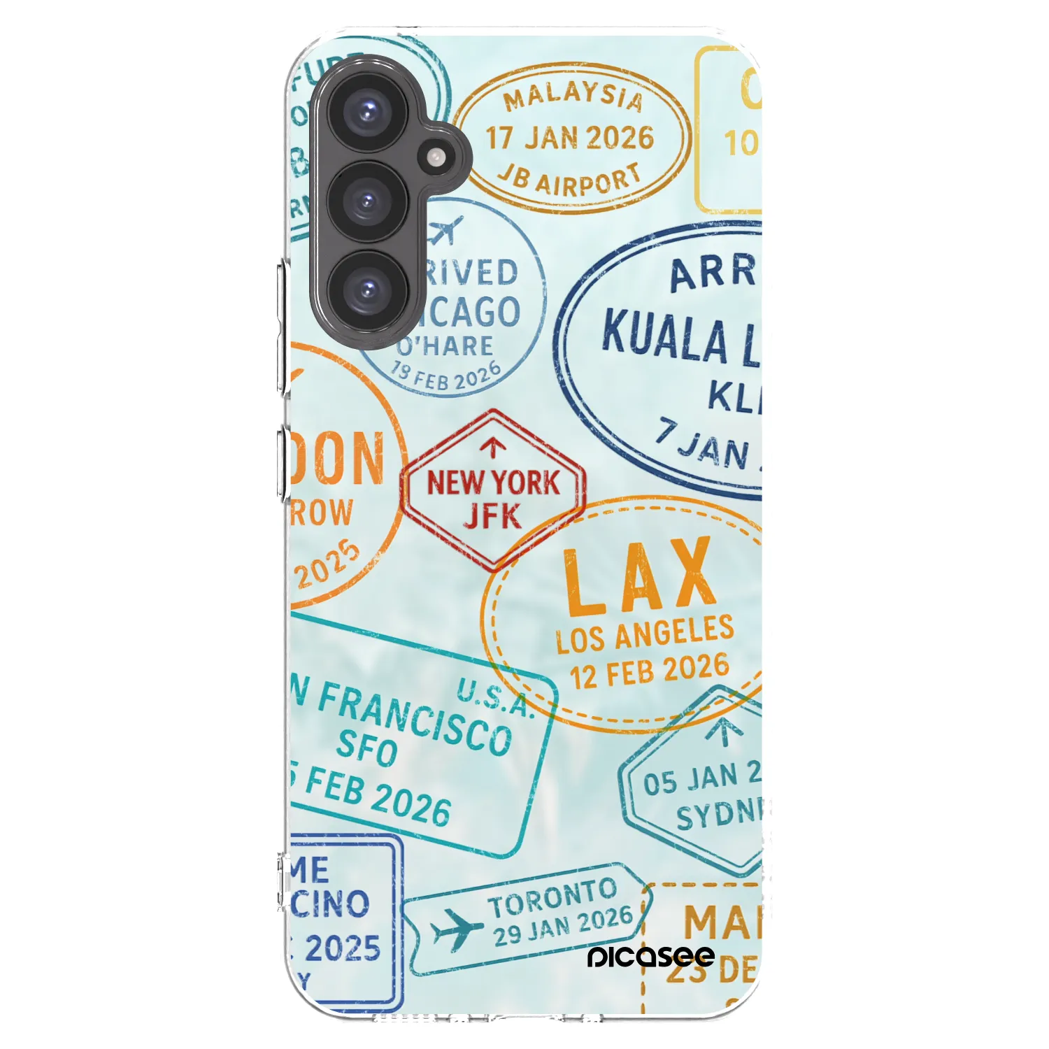 Picasee átlátszó szilikon tok az alábbi mobiltelefonokra Samsung Galaxy A34 5G A346B - PASSPORT EDITION