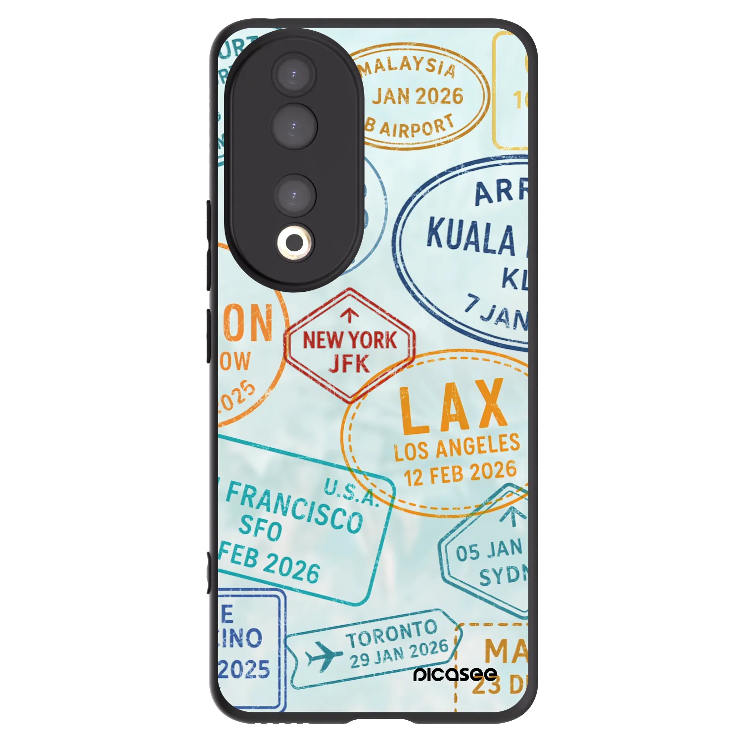 Picasee fekete szilikon tok az alábbi mobiltelefonokra Honor 90 5G - PASSPORT EDITION