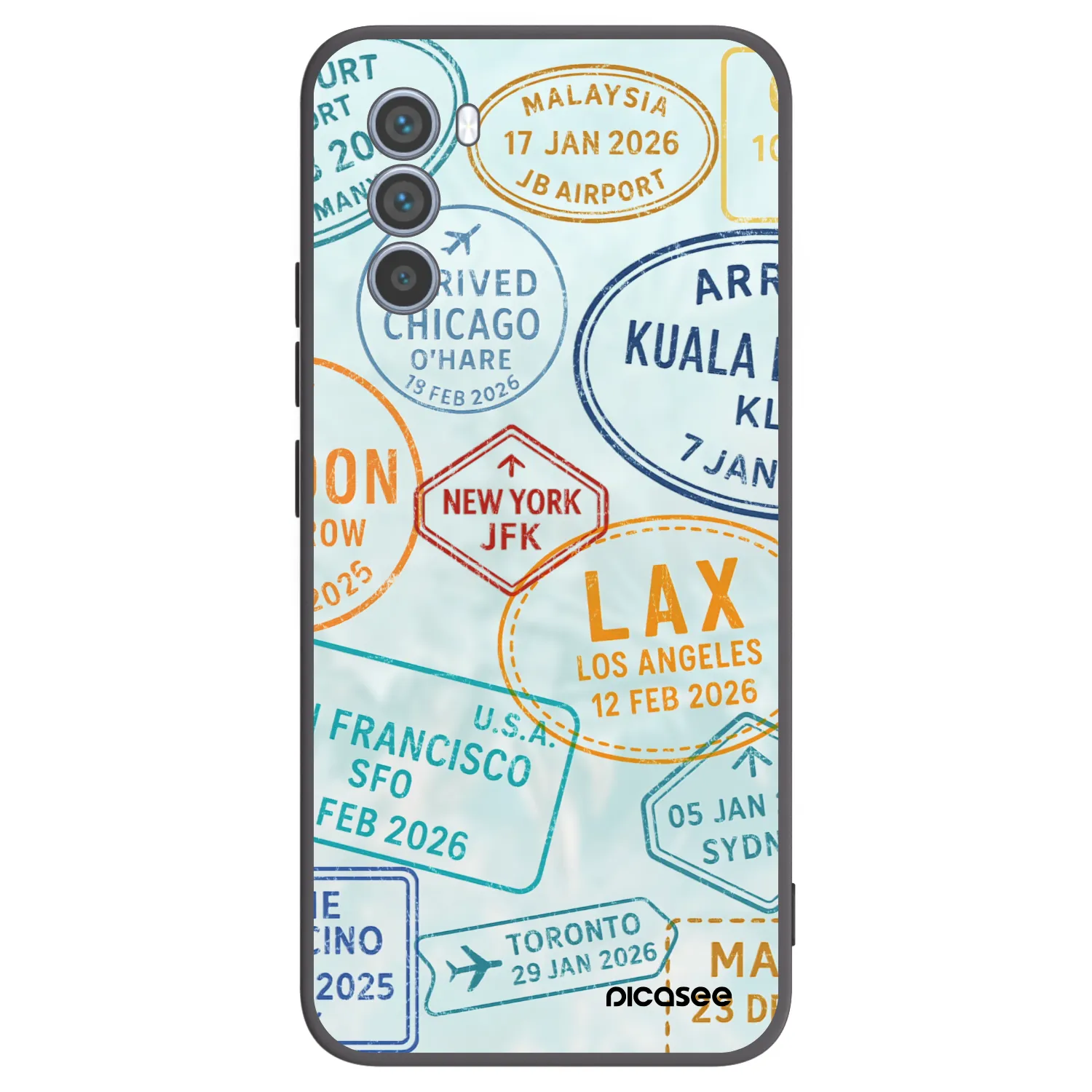 Picasee fekete szilikon tok az alábbi mobiltelefonokra Motorola Moto G62 - PASSPORT EDITION