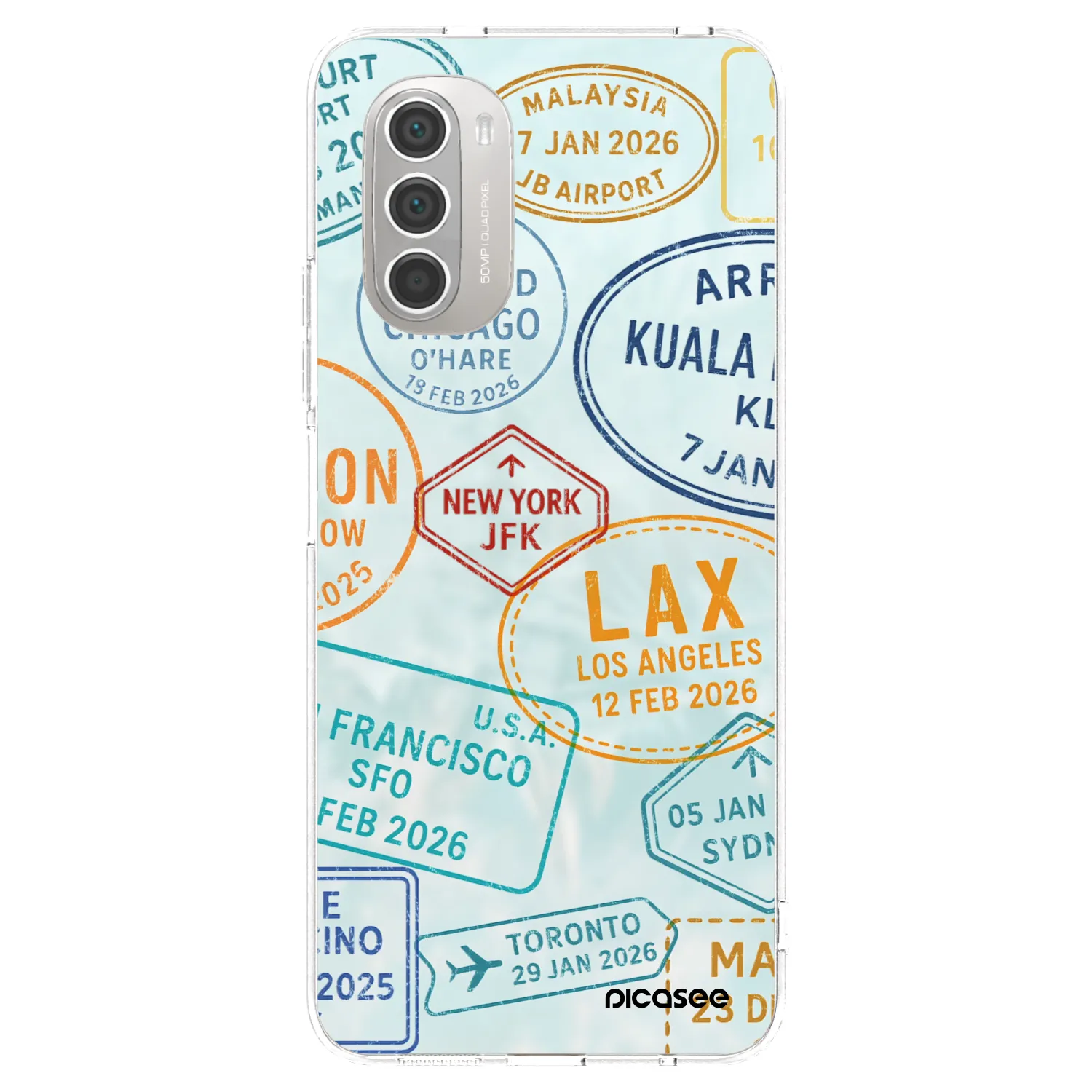 Picasee átlátszó szilikon tok az alábbi mobiltelefonokra Motorola Moto G51 - PASSPORT EDITION
