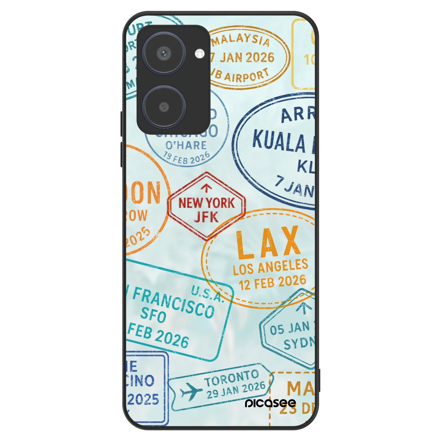 Picasee ULTIMATE CASE Realme 10 4G - készülékre - PASSPORT EDITION