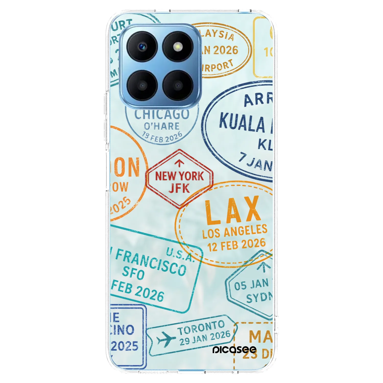 Picasee átlátszó szilikon tok az alábbi mobiltelefonokra Honor 70 Lite - PASSPORT EDITION