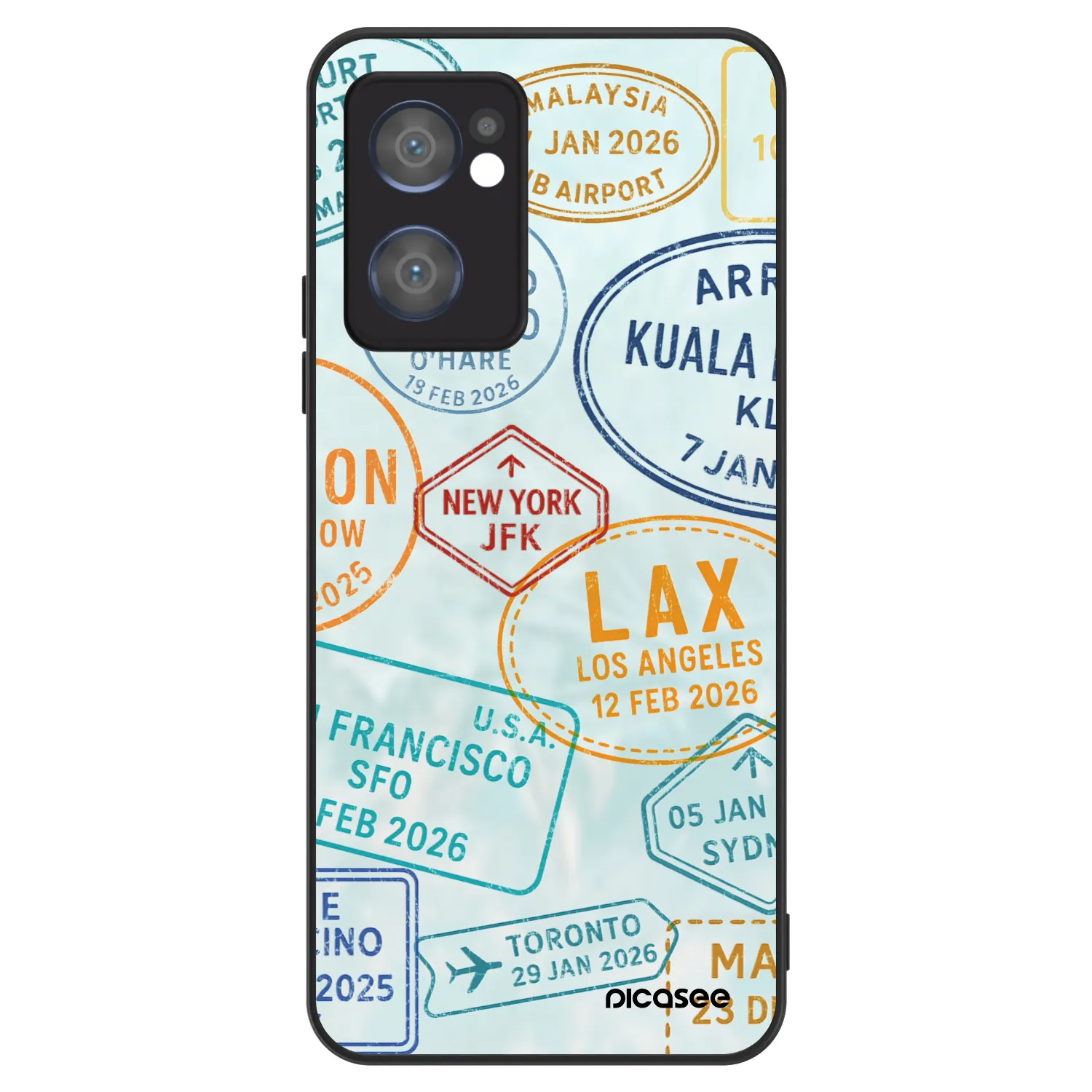 Picasee ULTIMATE CASE OPPO Reno 7 5G - készülékre - PASSPORT EDITION