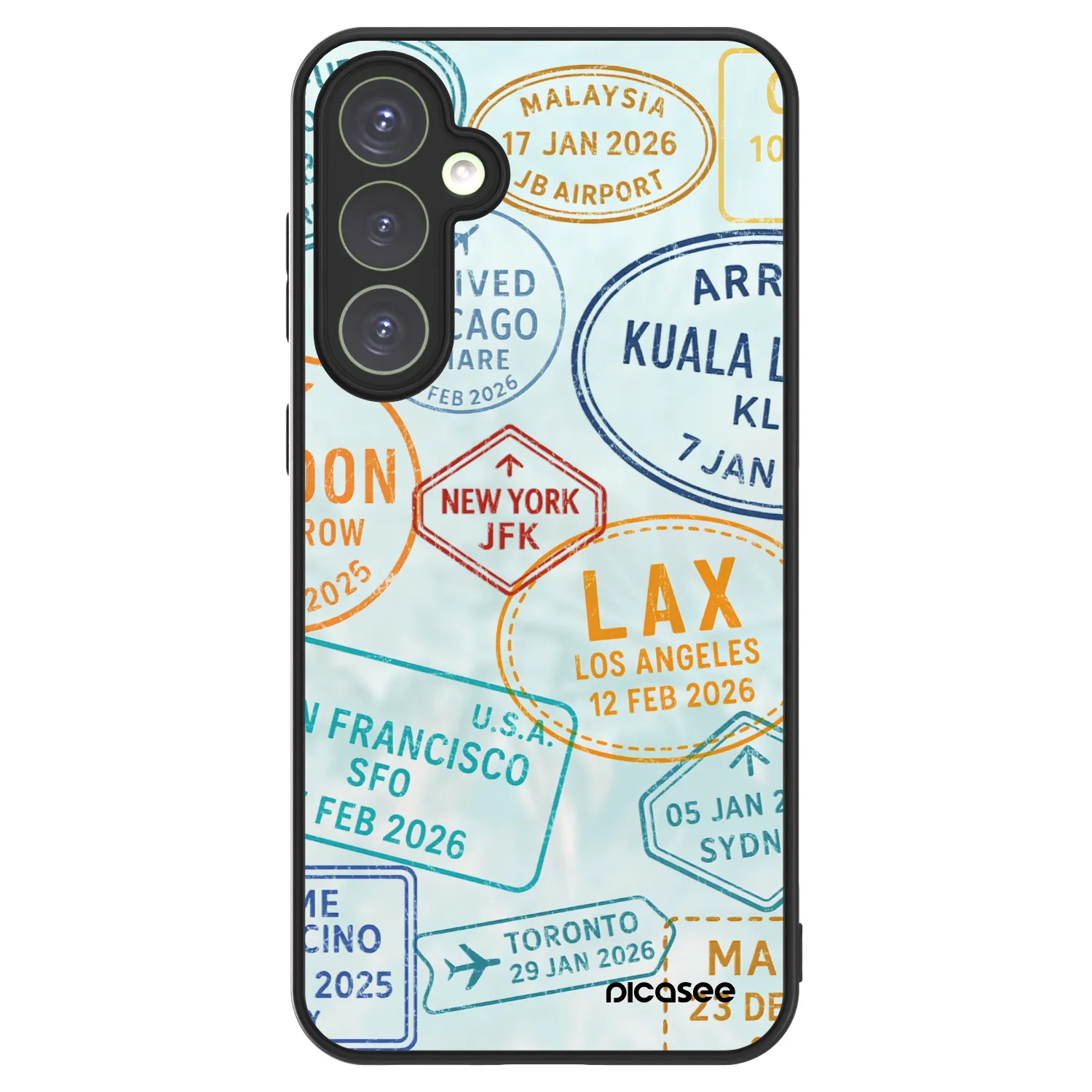 Picasee ULTIMATE CASE PowerShare Samsung Galaxy S23 FE S711B - készülékre - PASSPORT EDITION