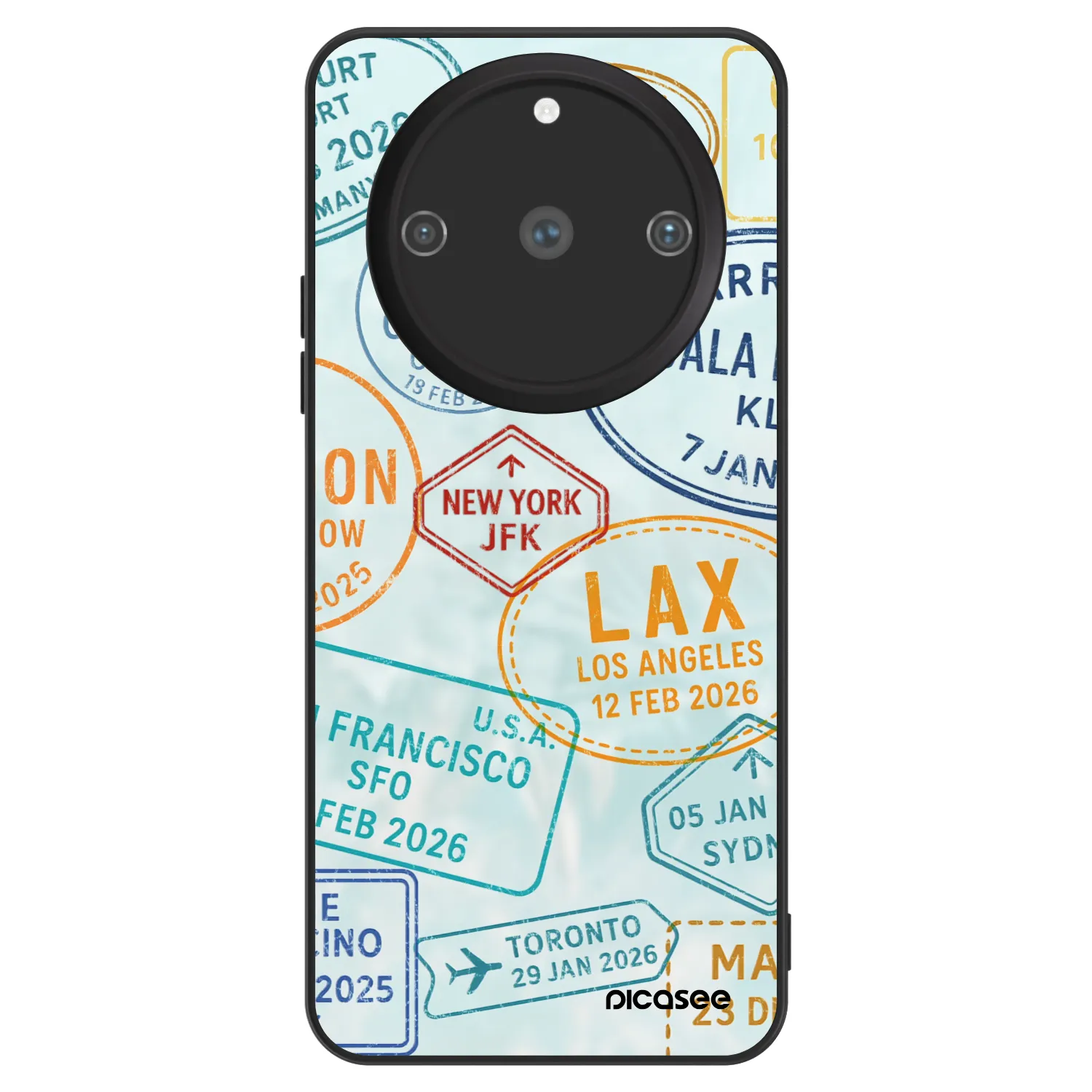 Picasee ULTIMATE CASE Realme 11 Pro+ - készülékre - PASSPORT EDITION