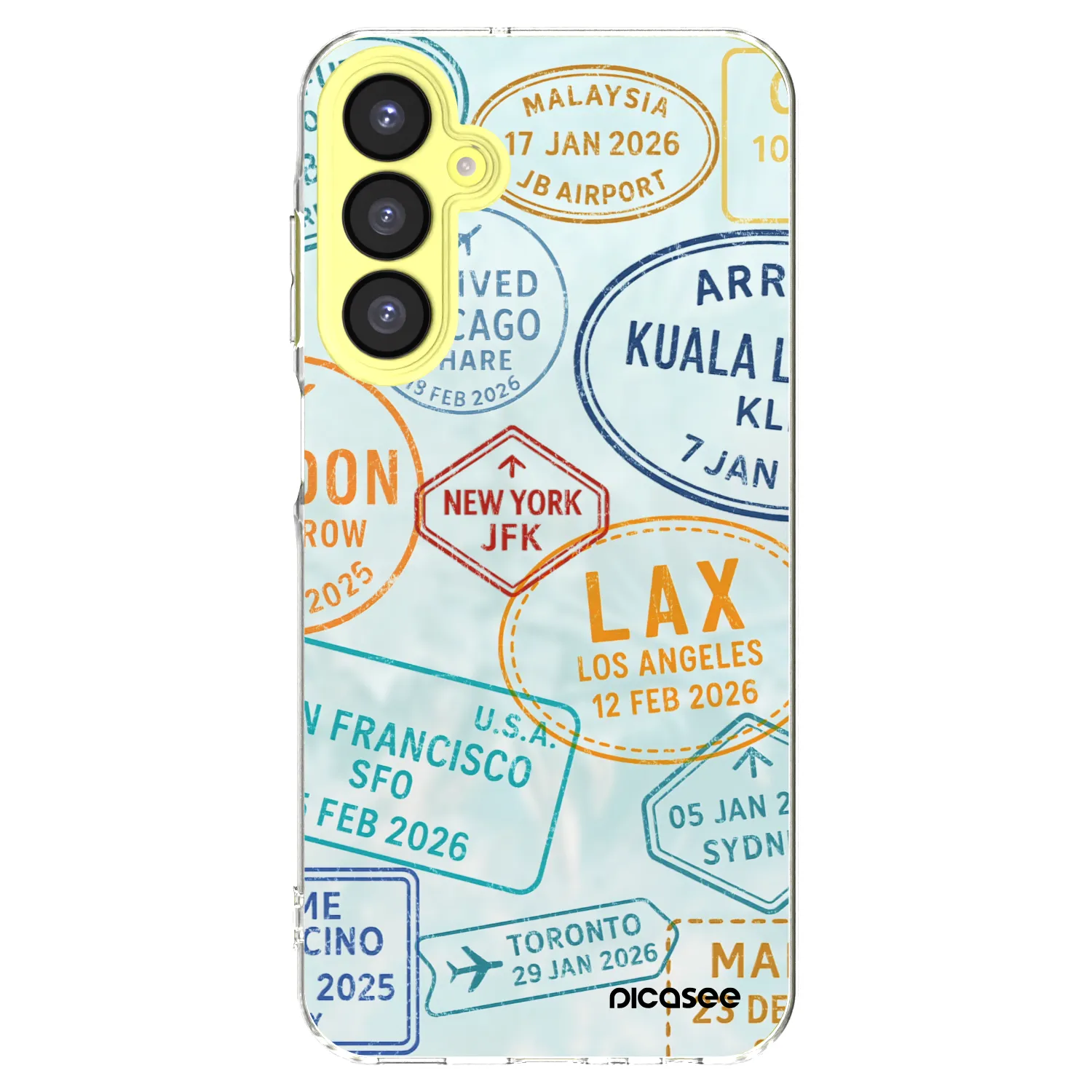 Picasee átlátszó szilikon tok az alábbi mobiltelefonokra Samsung Galaxy A25 A256B 5G - PASSPORT EDITION
