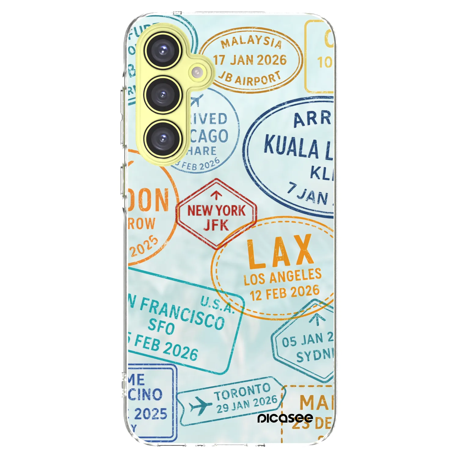 Picasee átlátszó szilikon tok az alábbi mobiltelefonokra Samsung Galaxy A35 5G A356B - PASSPORT EDITION