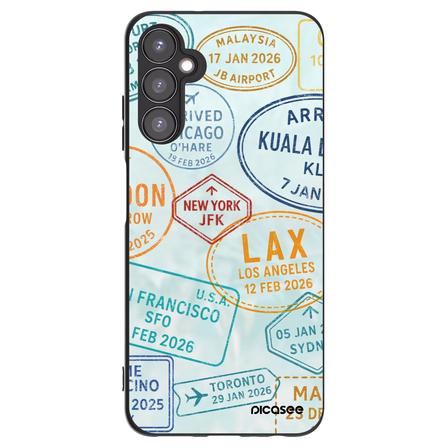 Picasee fekete szilikon tok az alábbi mobiltelefonokra Samsung Galaxy A05s A057G - PASSPORT EDITION