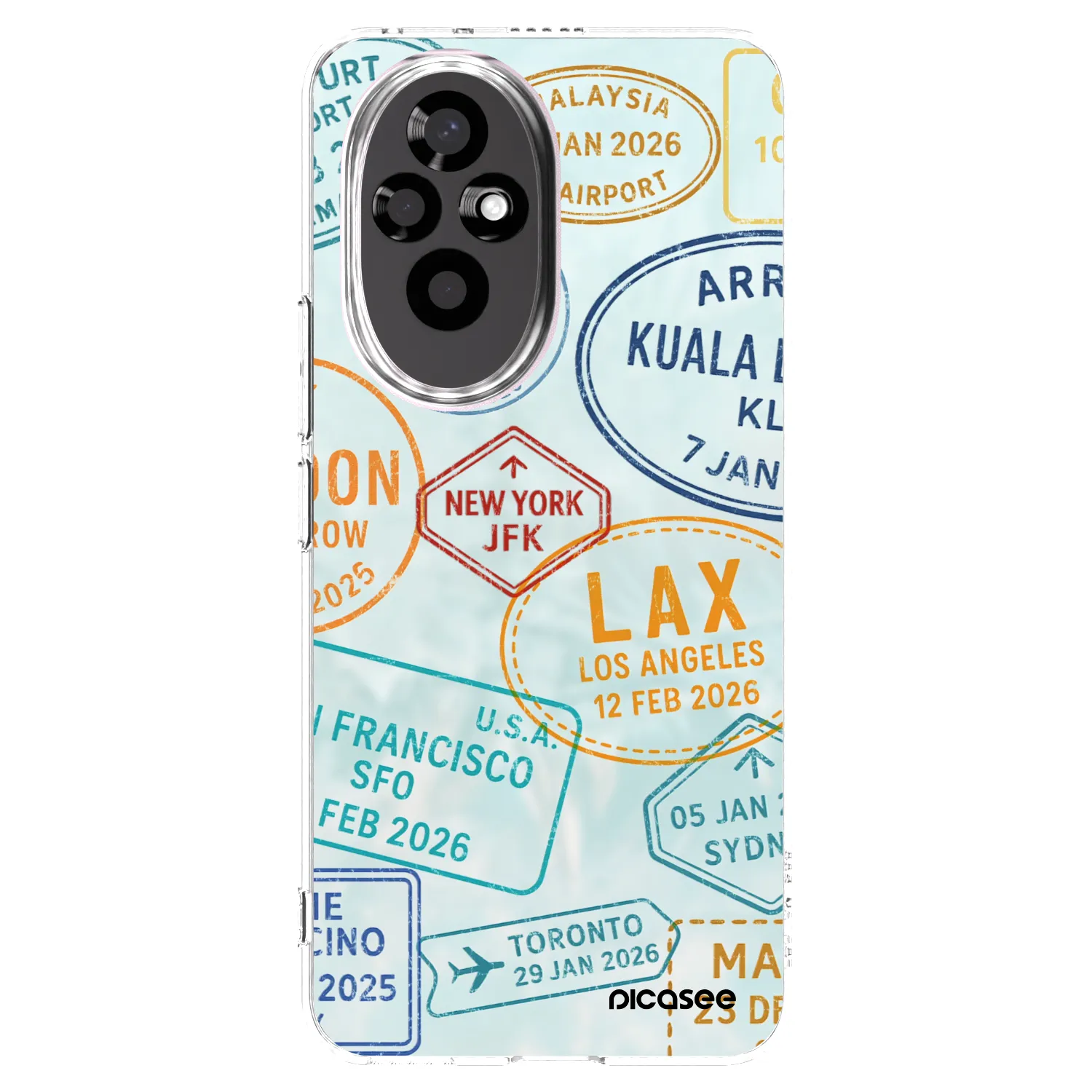 Picasee átlátszó szilikon tok az alábbi mobiltelefonokra Honor 200 5G - PASSPORT EDITION