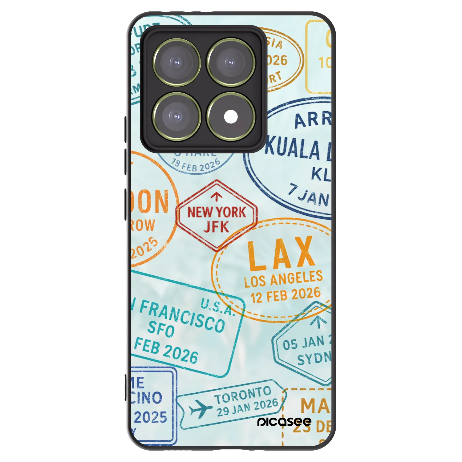 Picasee fekete szilikon tok az alábbi mobiltelefonokra Xiaomi 14T - PASSPORT EDITION