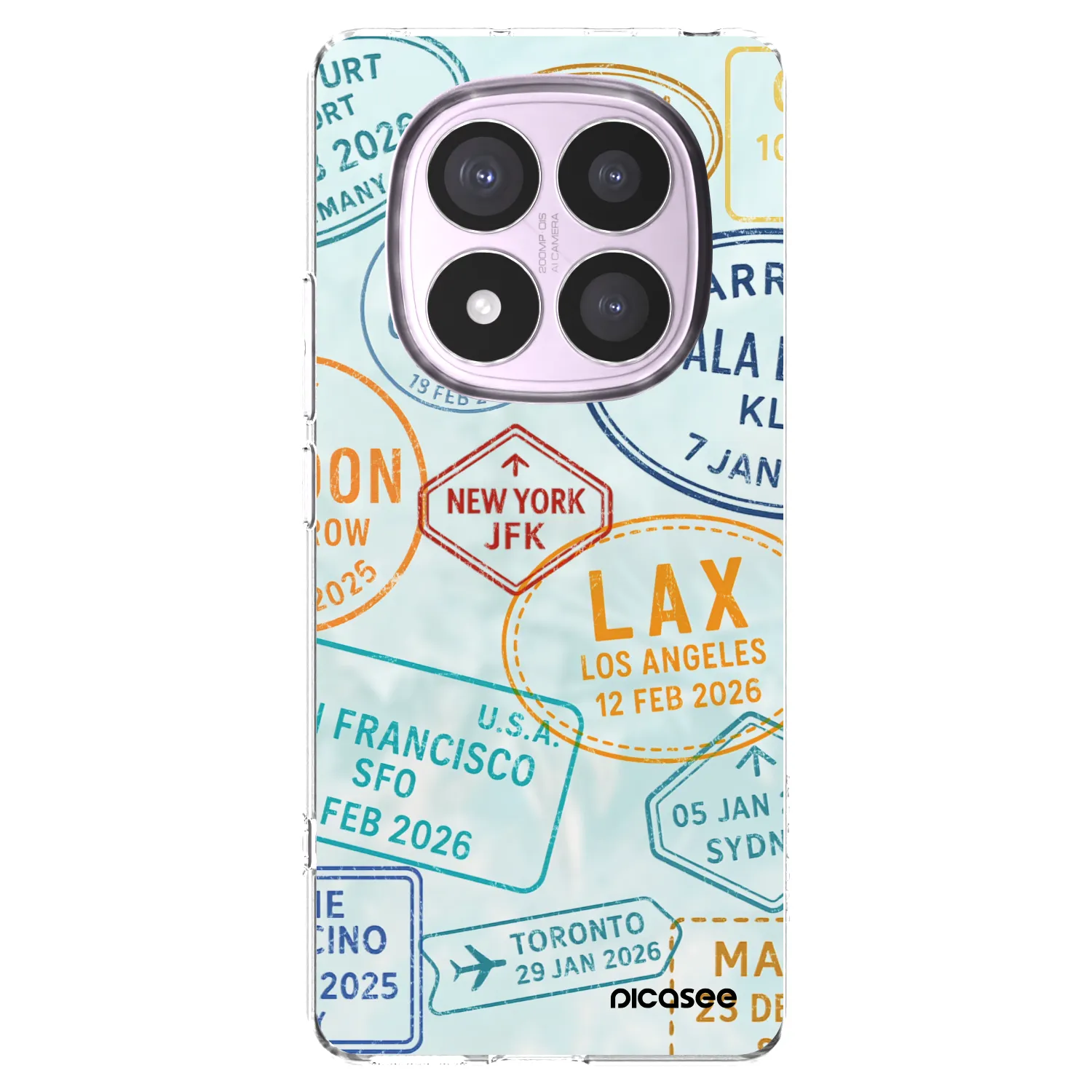 Picasee átlátszó szilikon tok az alábbi mobiltelefonokra Xiaomi Redmi Note 14 Pro 5G - PASSPORT EDITION