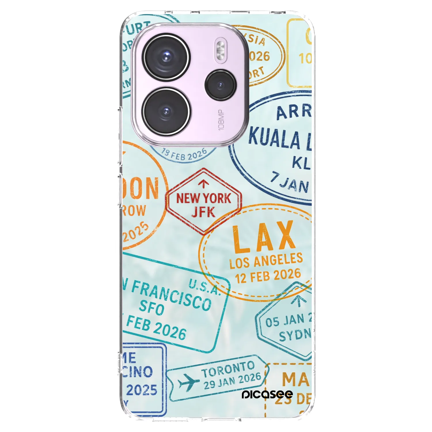 Picasee átlátszó szilikon tok az alábbi mobiltelefonokra Xiaomi Redmi Note 14 4G - PASSPORT EDITION