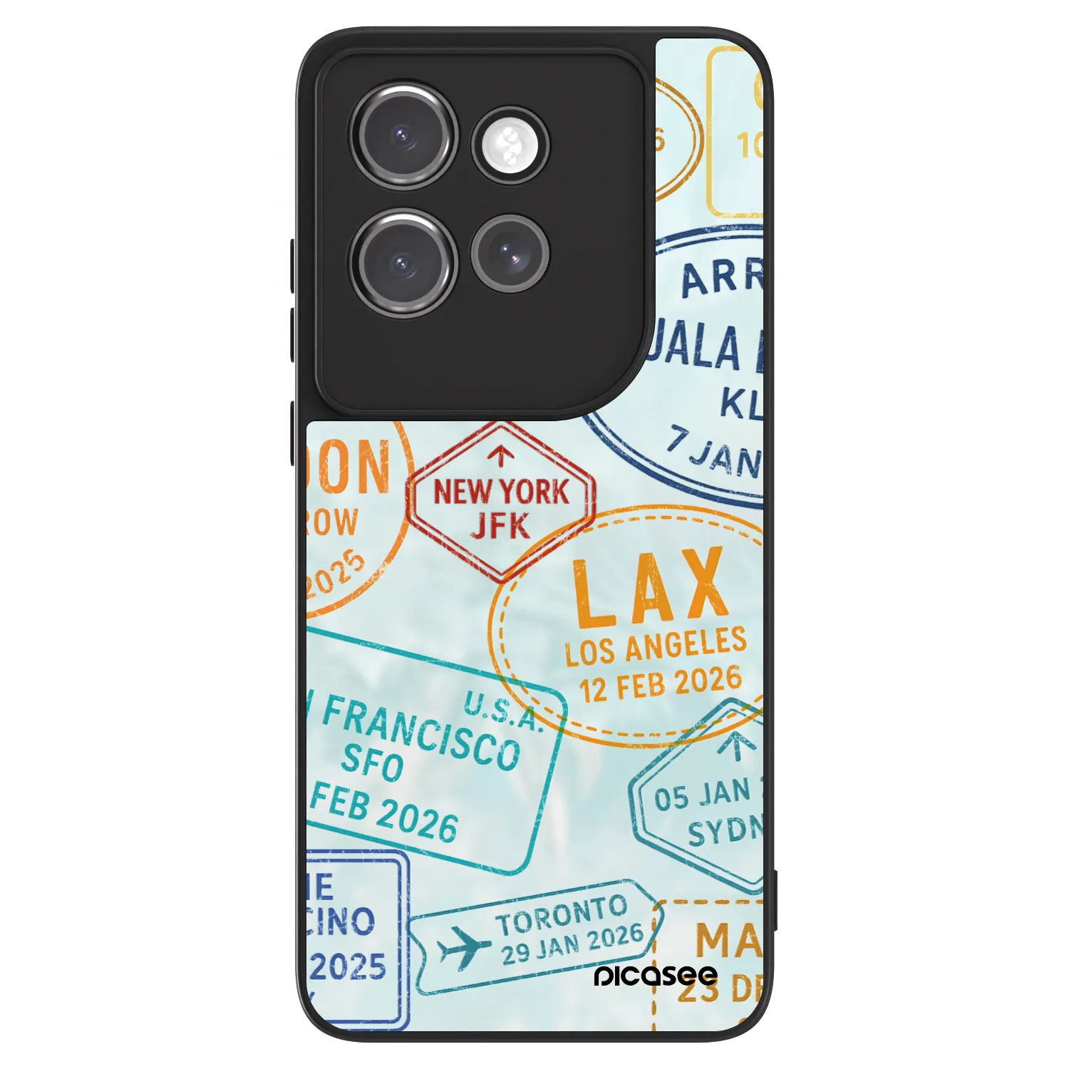 Picasee ULTIMATE CASE Motorola Edge 50 Neo - készülékre - PASSPORT EDITION
