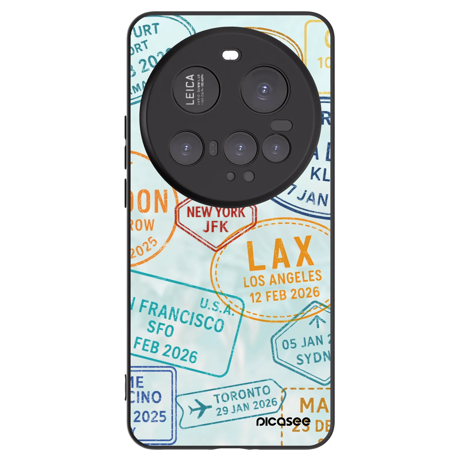 Picasee fekete szilikon tok az alábbi mobiltelefonokra Xiaomi 15 Ultra - PASSPORT EDITION