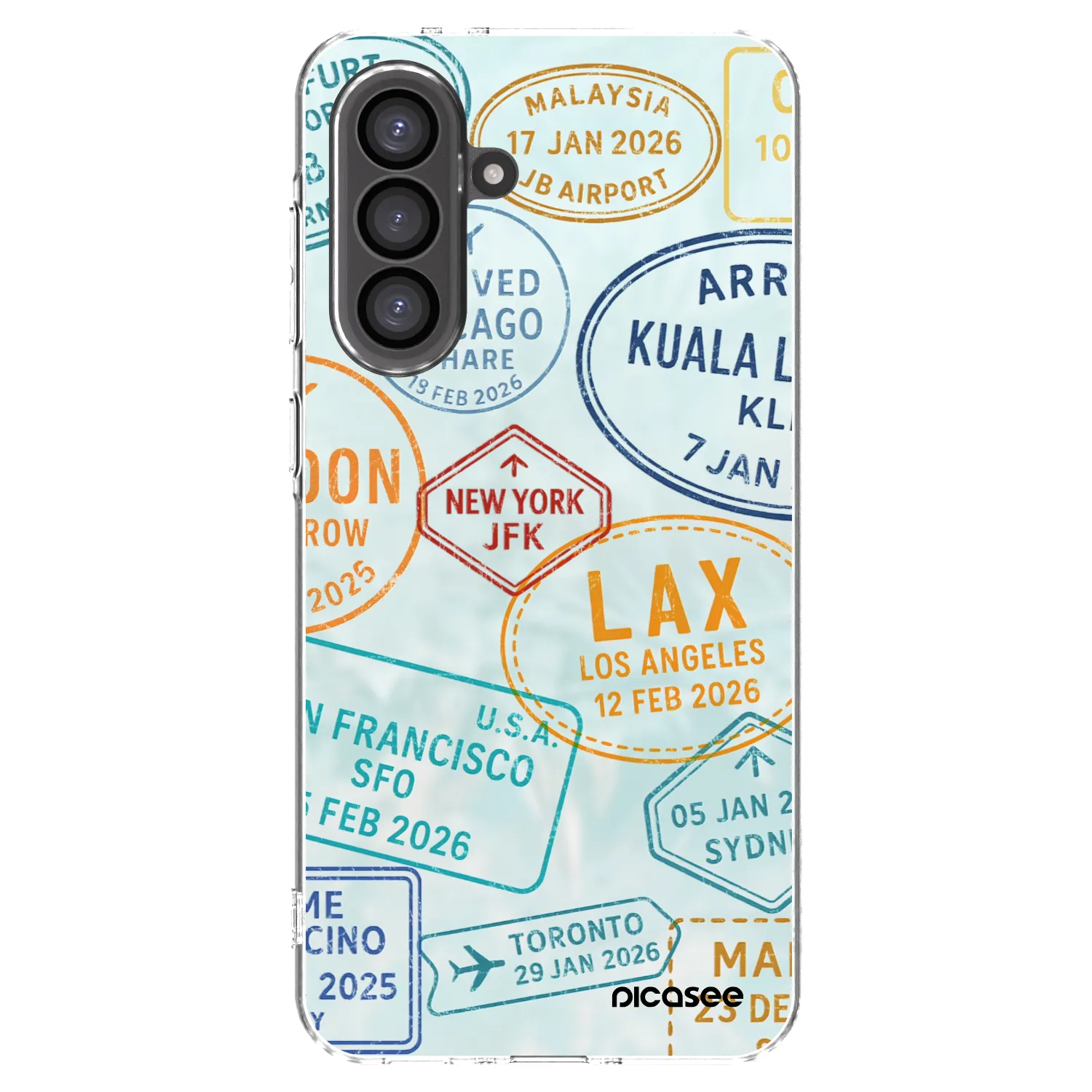 Picasee átlátszó szilikon tok az alábbi mobiltelefonokra Samsung Galaxy A36 5G - PASSPORT EDITION