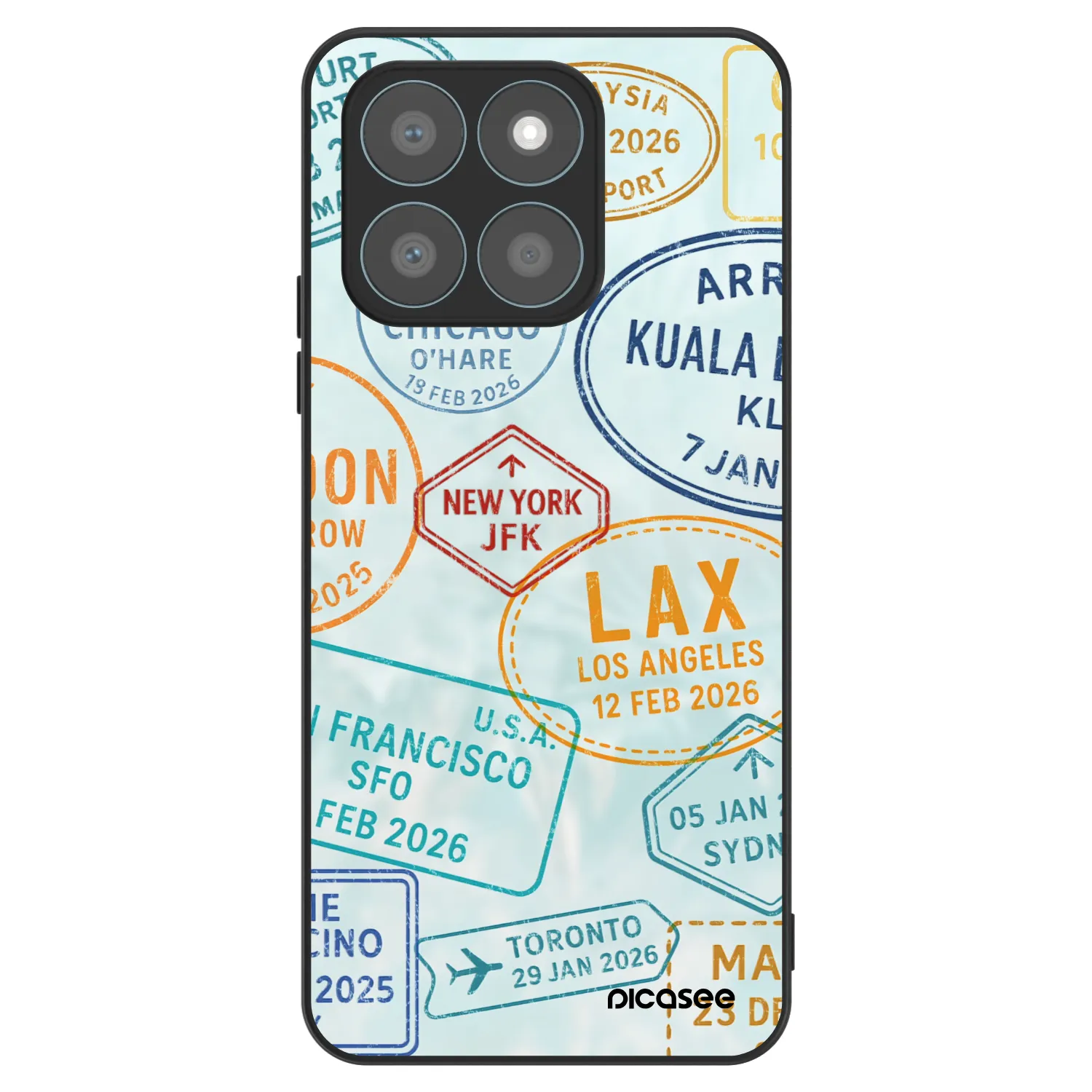 Picasee ULTIMATE CASE Honor X8c - készülékre - PASSPORT EDITION