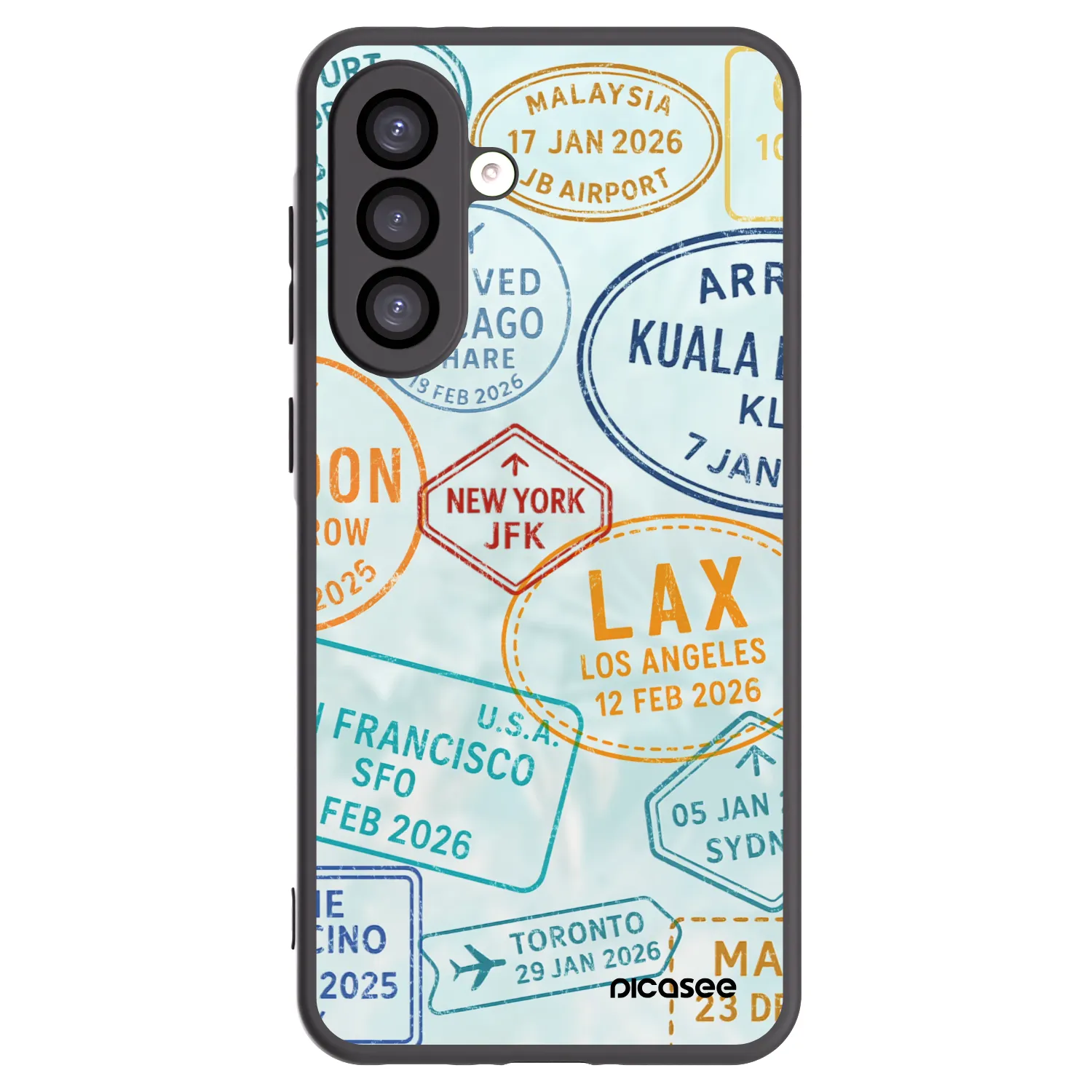 Picasee fekete szilikon tok az alábbi mobiltelefonokra Samsung Galaxy A26 5G A266B - PASSPORT EDITION