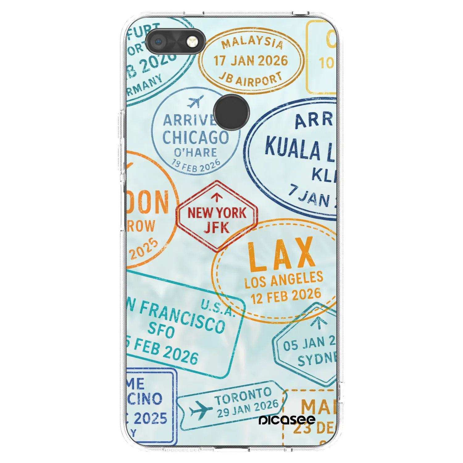 Picasee átlátszó szilikon tok az alábbi mobiltelefonokra Huawei P9 Lite Mini - PASSPORT EDITION