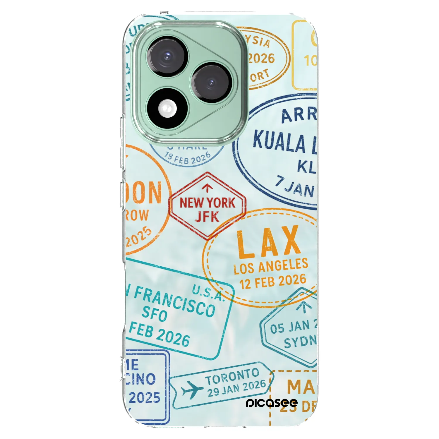 Picasee átlátszó szilikon tok az alábbi mobiltelefonokra Honor 400 Lite 5G - PASSPORT EDITION