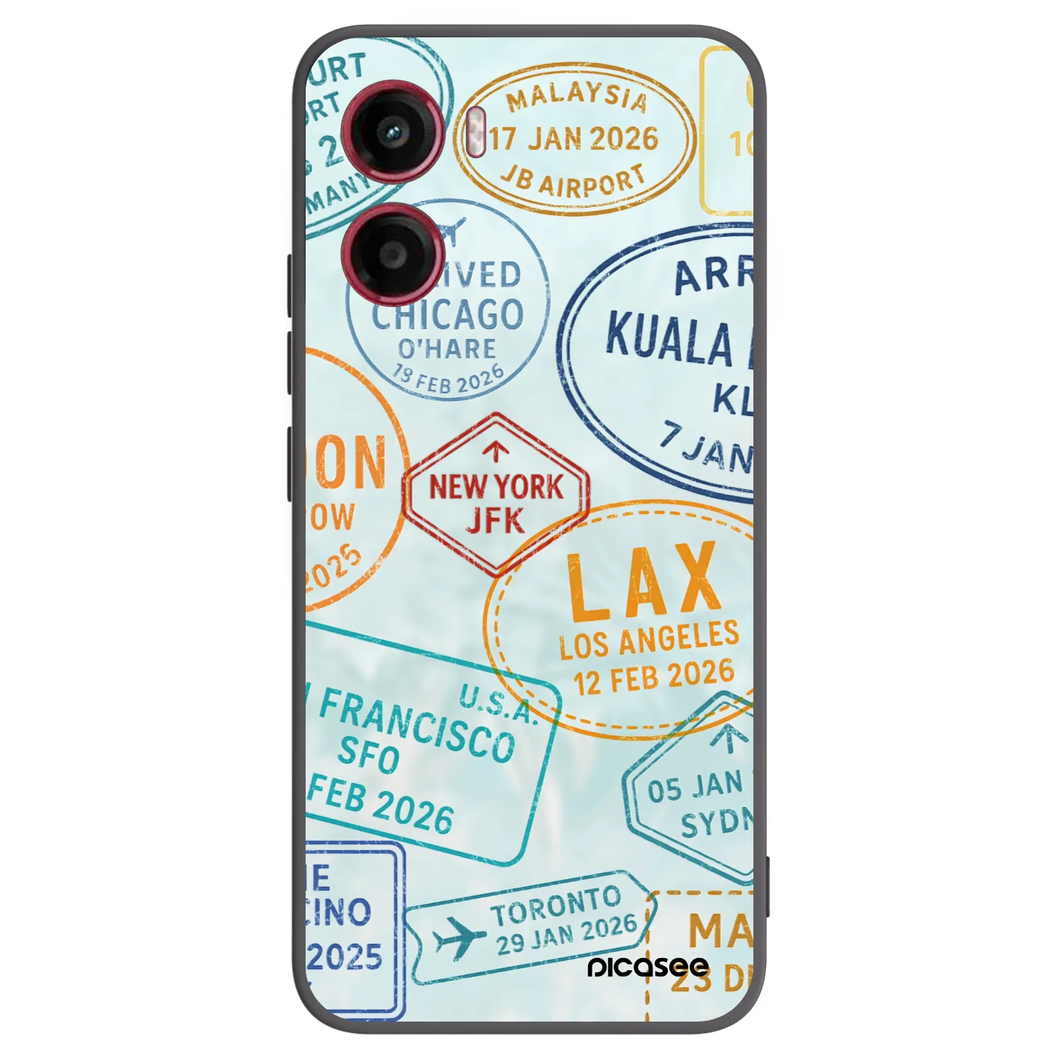 Picasee fekete szilikon tok az alábbi mobiltelefonokra Motorola Moto G05 - PASSPORT EDITION