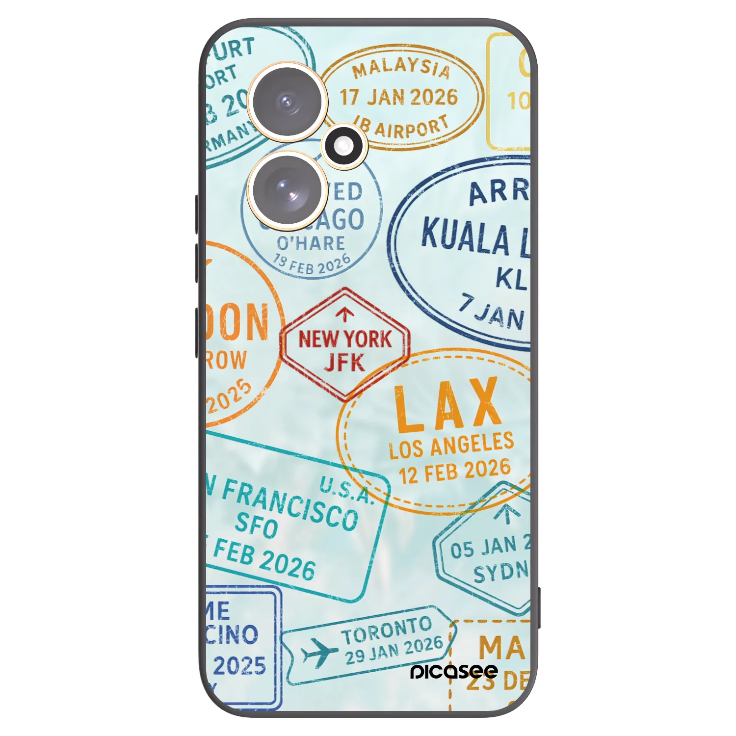 Picasee fekete szilikon tok az alábbi mobiltelefonokra Honor 400 5G - PASSPORT EDITION