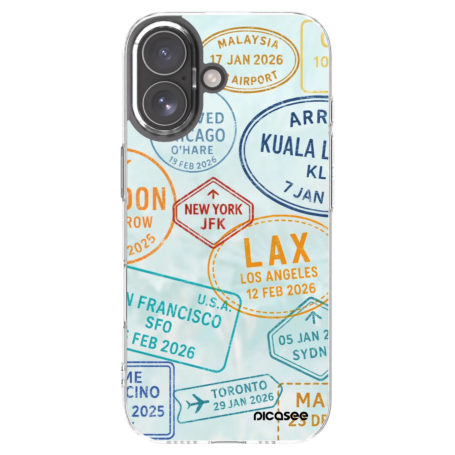 Picasee átlátszó szilikon tok az alábbi mobiltelefonokra Apple iPhone 17 - PASSPORT EDITION