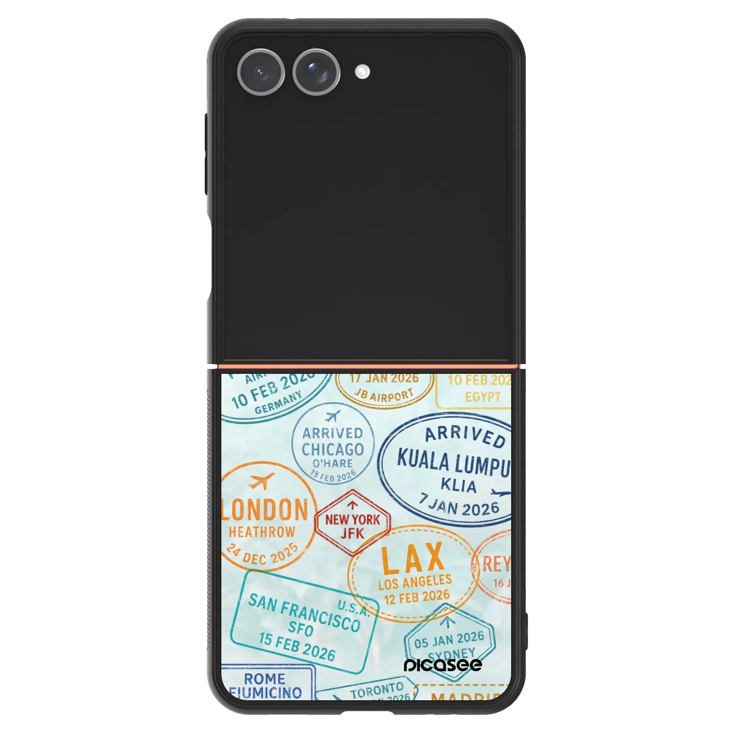 Picasee ULTIMATE CASE Samsung Galaxy Z Flip7 5G - készülékre - PASSPORT EDITION