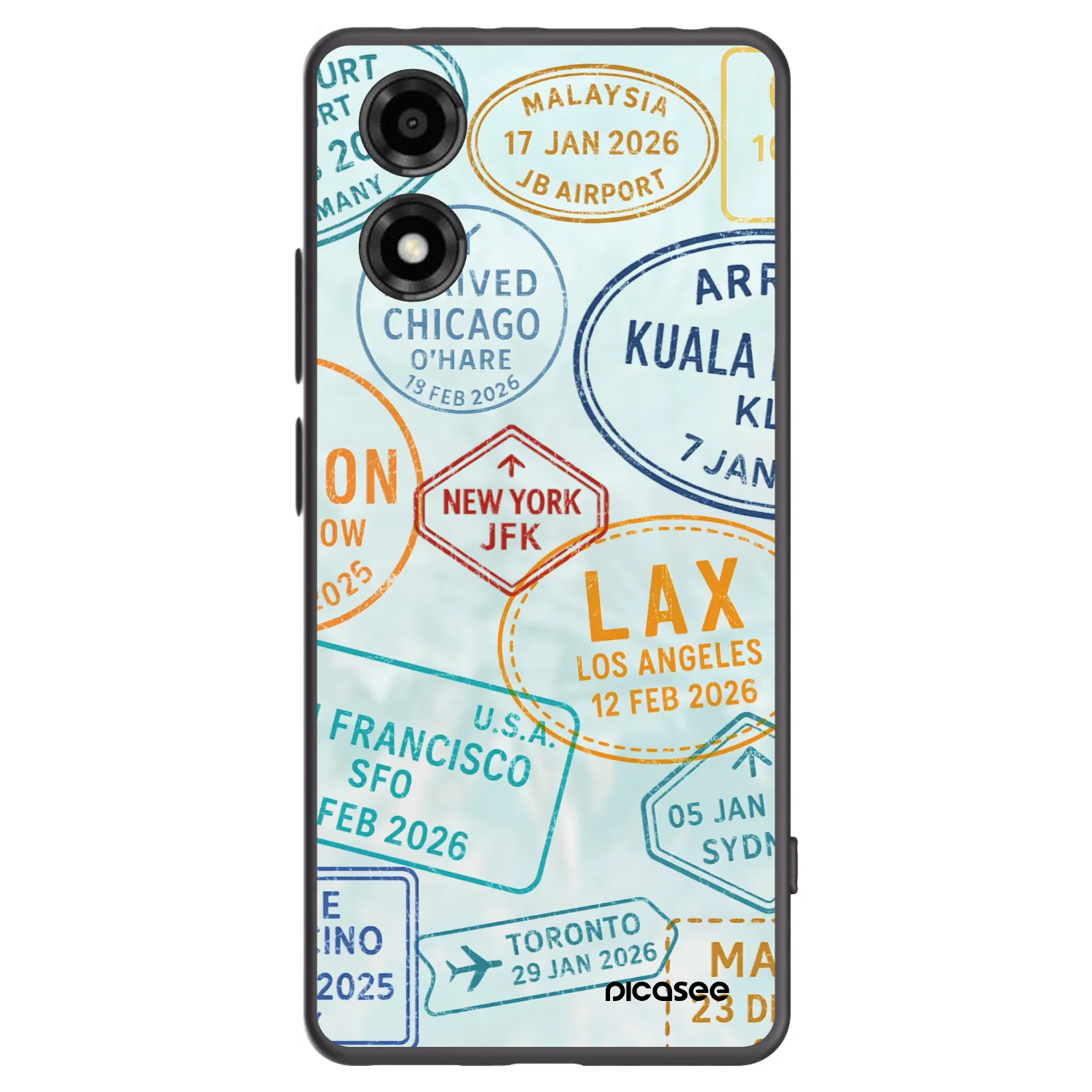 Picasee fekete szilikon tok az alábbi mobiltelefonokra Motorola Moto E14 - PASSPORT EDITION